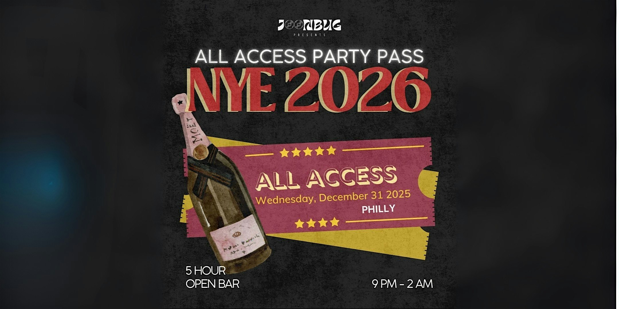 All Access Party Pass NYE 2026 at Wicked Wolf – Philadelphia, PA