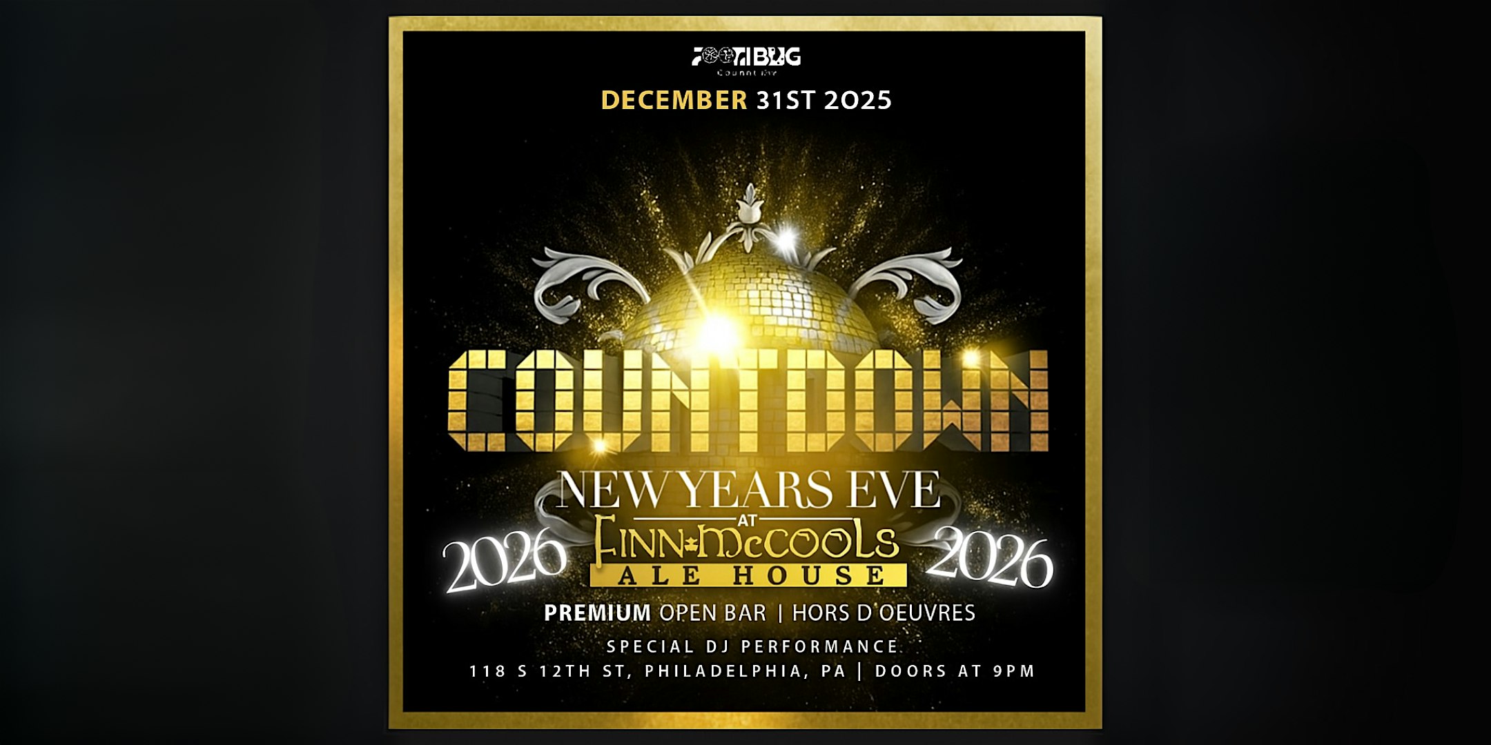 Finn McCools Ale House NYE 2026 Party at Finn McCools Ale House – Philadelphia, PA