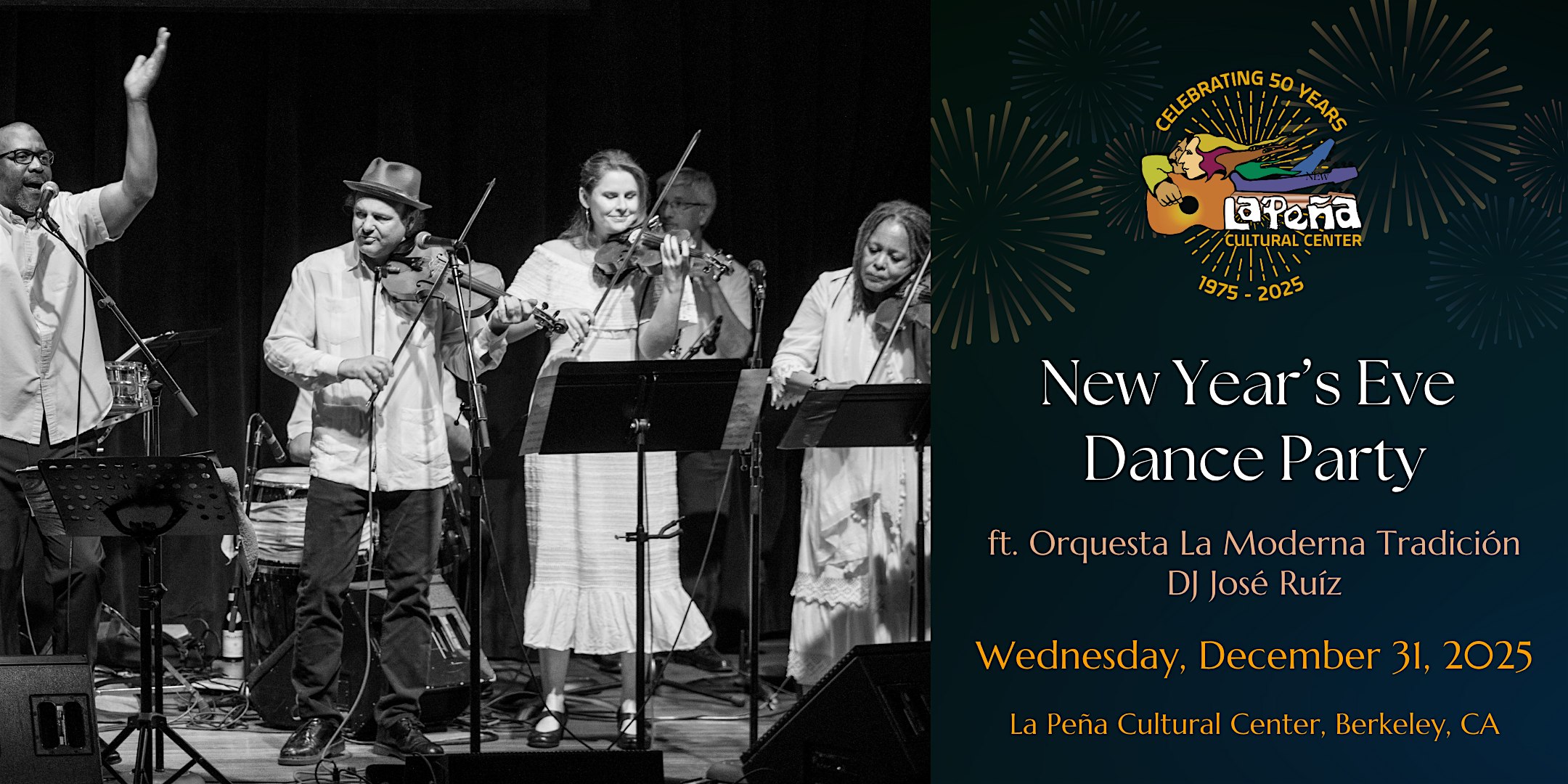 New Year’s Eve Dance Party at La Peña at La Peña Cultural Center – Berkeley, CA
