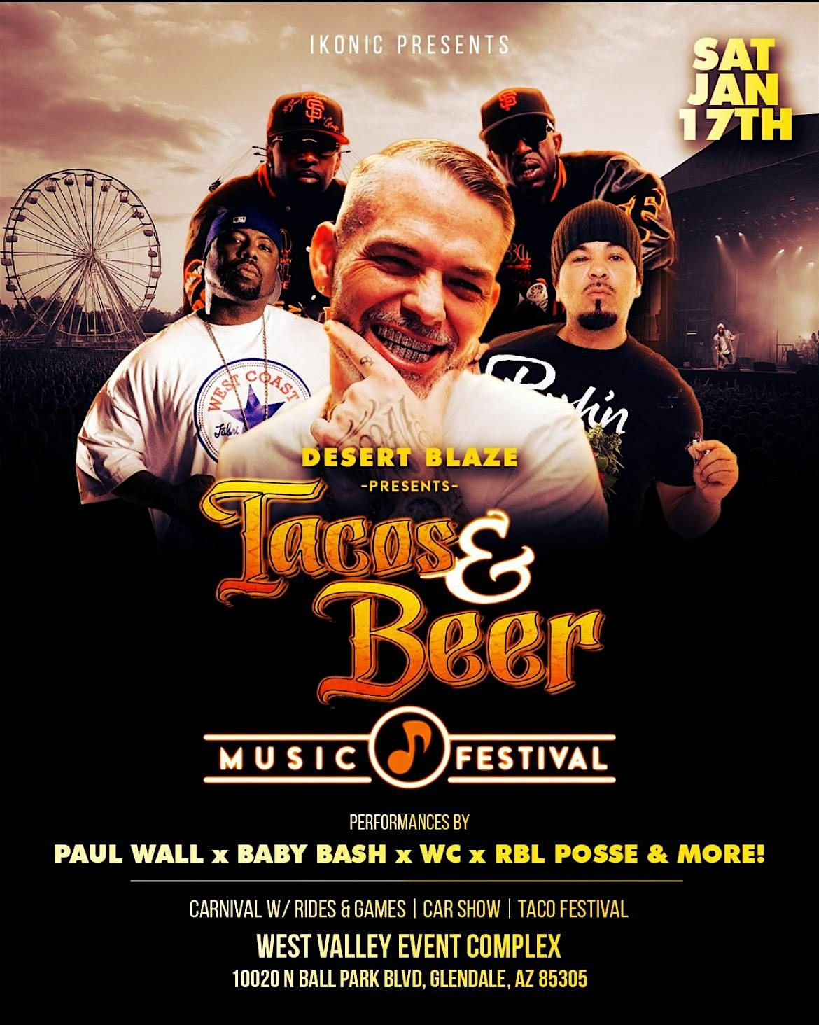 Desert Blaze Music Festival | Food Truck | Vendors | Car Show Registration at West Valley Events Complex – Glendale, AZ