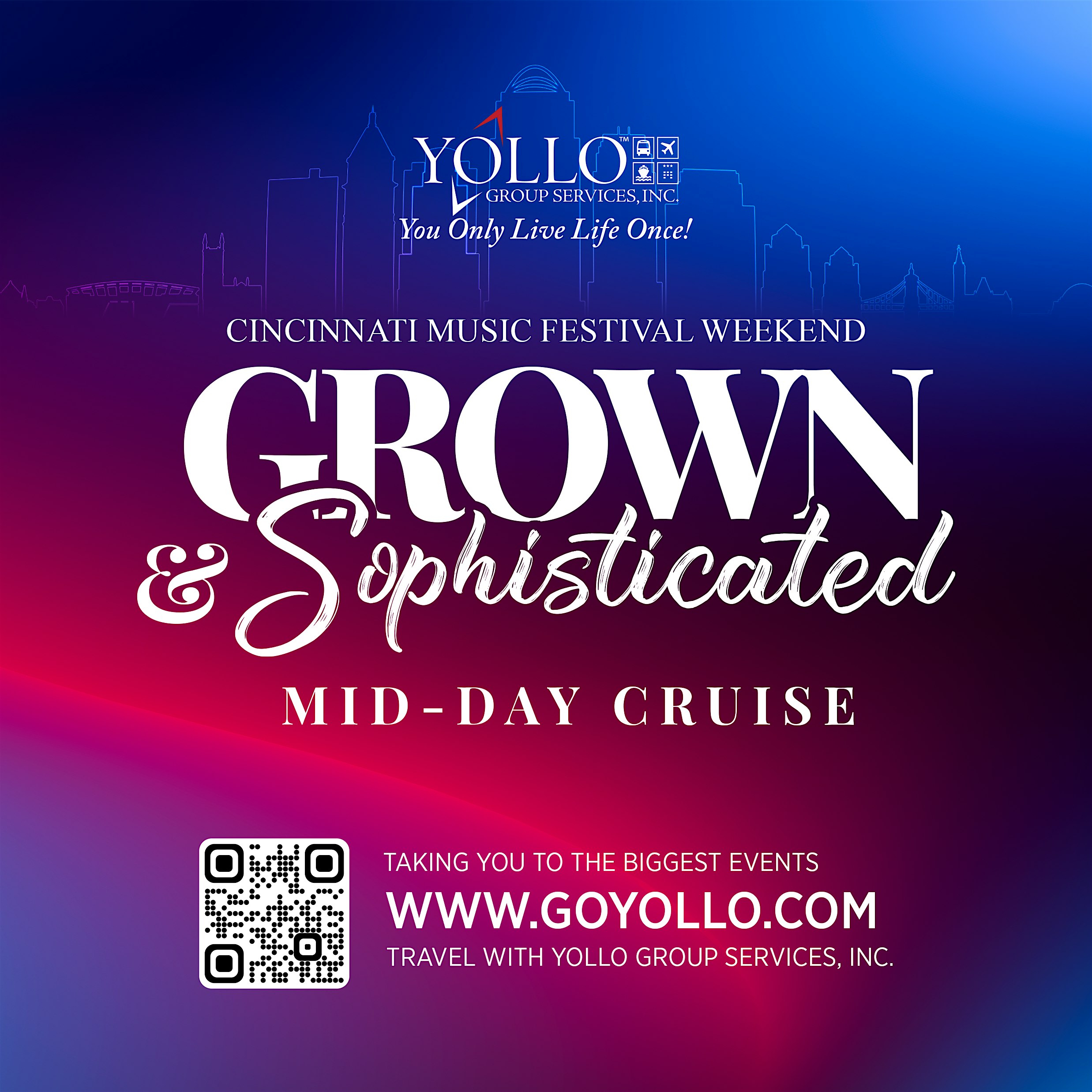 Grown and Sophisticated “All White” Cruise Cincinnati Music Festival 2026 at River Queen Riverboat – Newport, KY