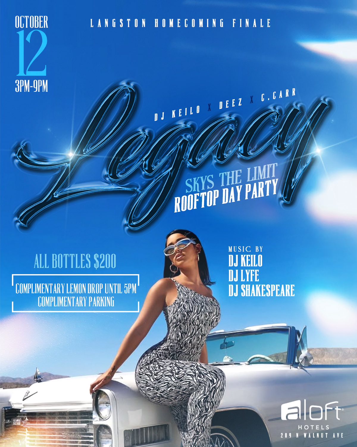 Legacy: Skys the Limit Rooftop Day Party at the Aloft Hotel – Oklahoma City, OK