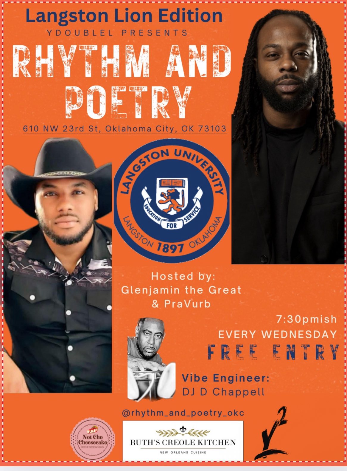Rhythm and Poetry at Ruth’s Creole Kitchen – Oklahoma City, OK