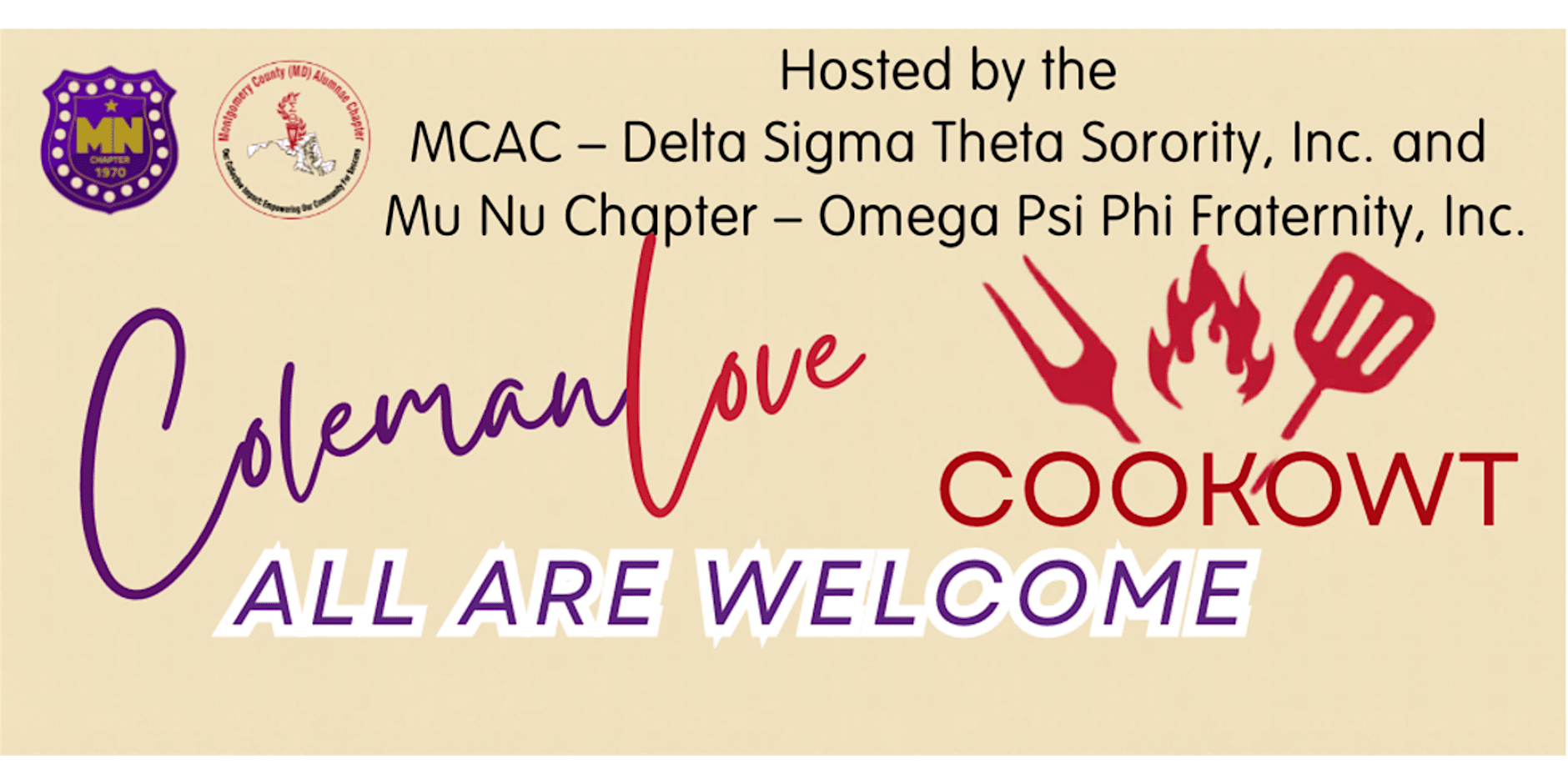 Coleman Love Cookout – 2026 at Bohrer Park – Gaithersburg, MD