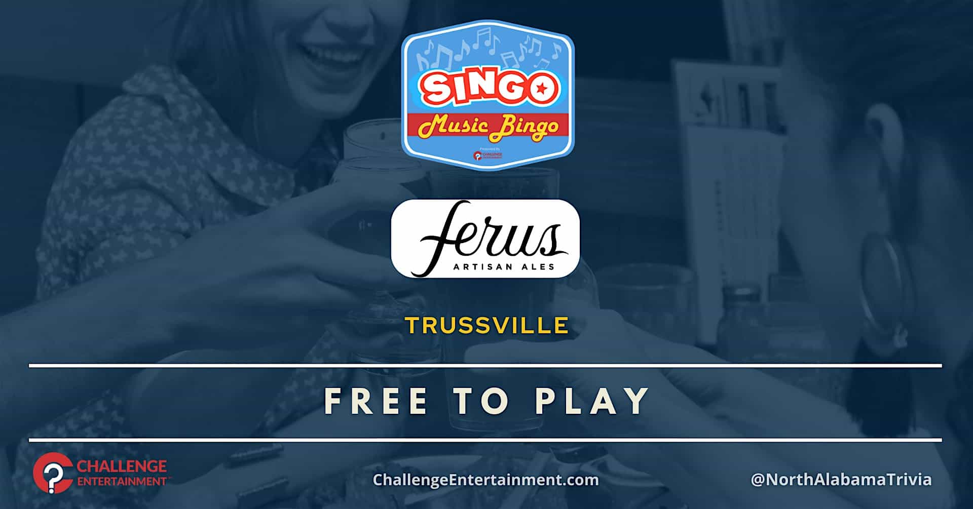 Monthly SINGO Music Bingo Nights at Ferus Artisan Ales – Trussville at Ferus Artisan Ales – Trussville, AL