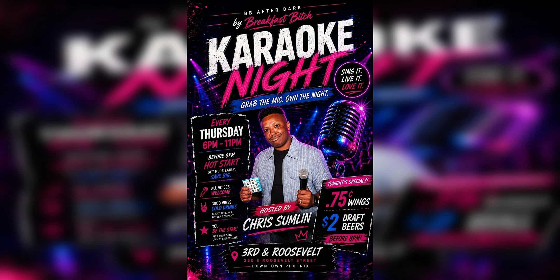 KARAOKE THURSDAYS AT BBAD at Breakfast Bitch – Phoenix, AZ