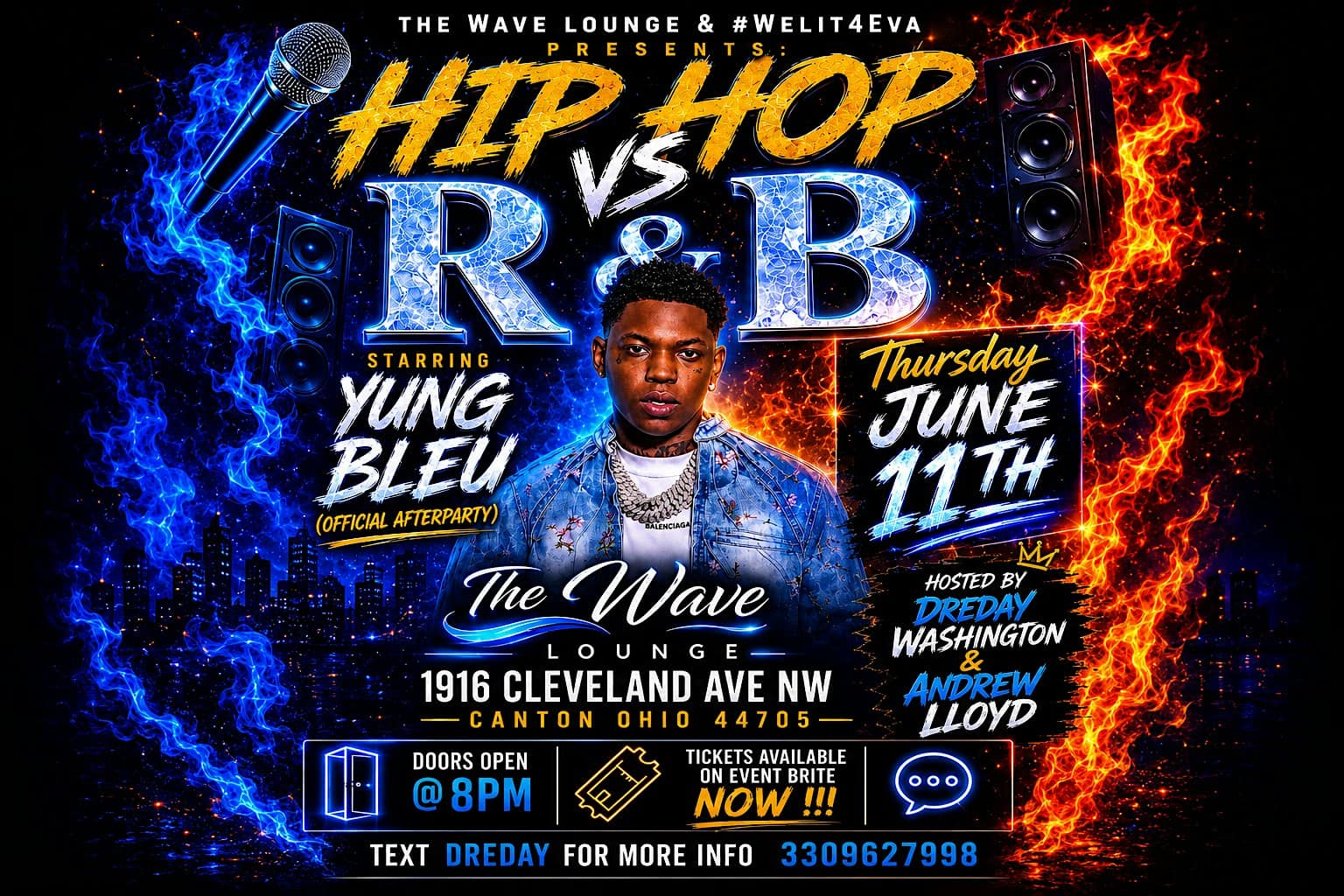 YUNG BLEU LIVE IN CANTON, OH | OFFICIAL AFTER PARTY & VIP EXPERIENCE at 1916 Cleveland Ave NW – Canton, OH
