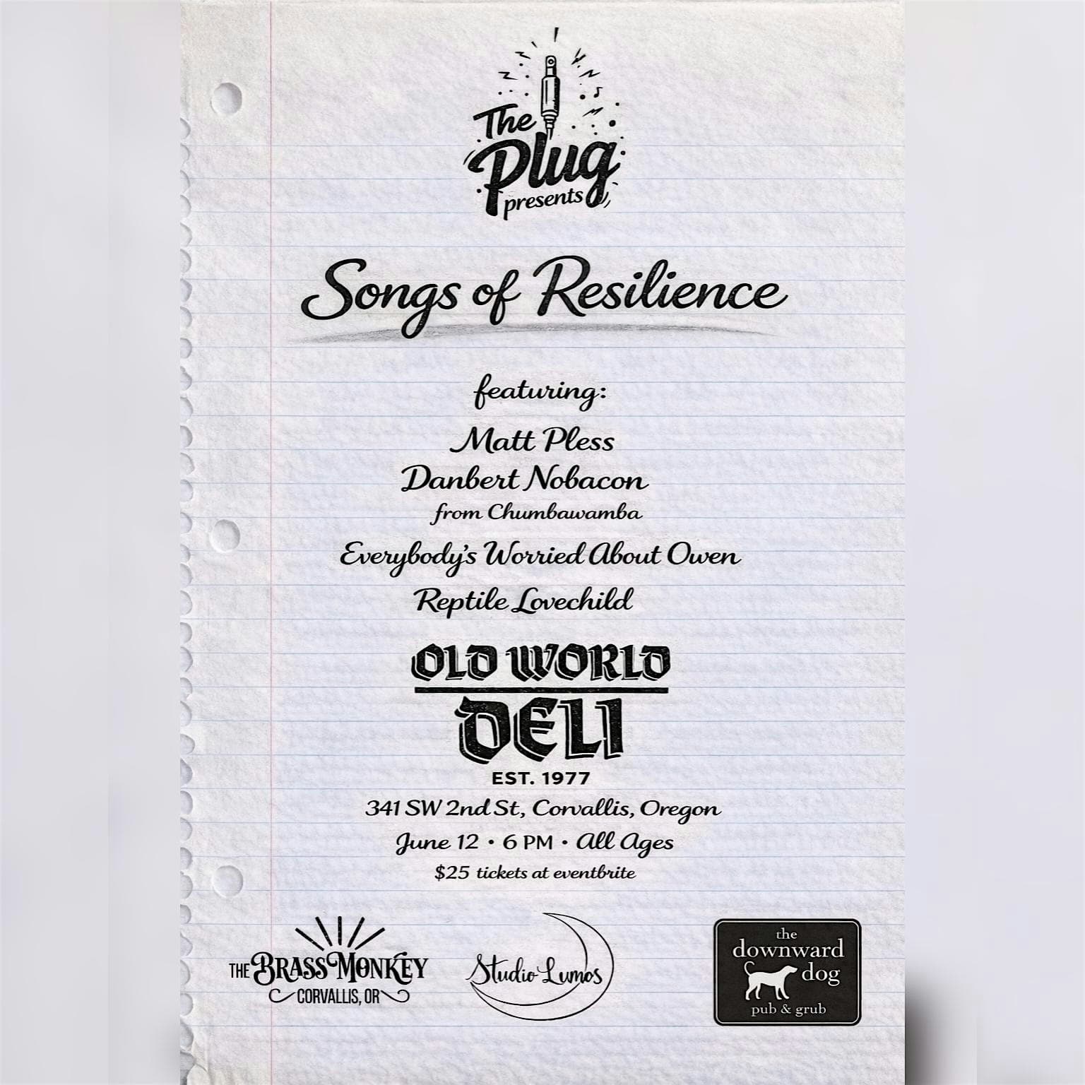 Songs of Resistance at Old World Deli – Corvallis, OR