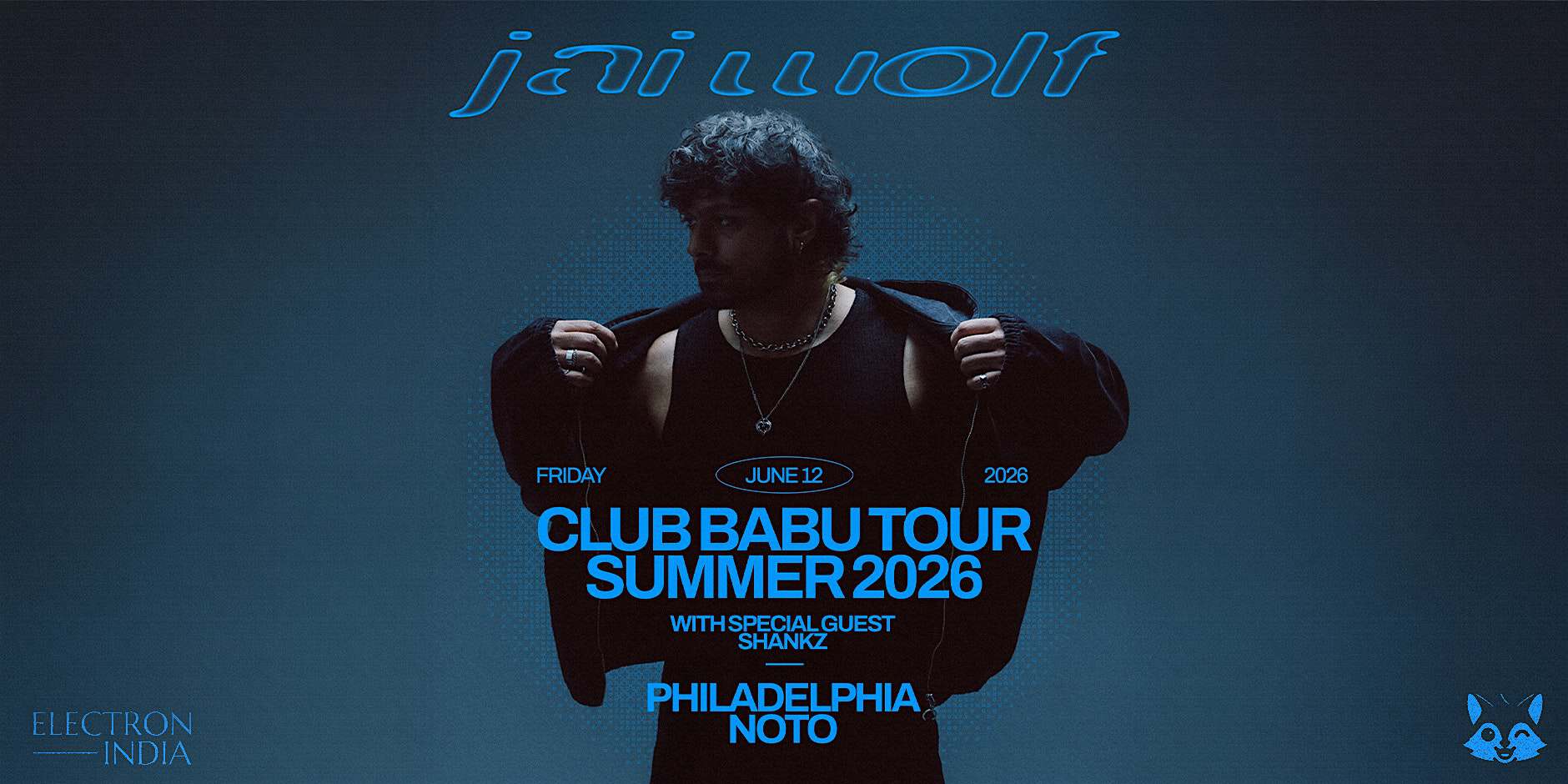 JAI WOLF: Club Babu Tour, Philadelphia at NOTO Philadelphia – Philadelphia, PA