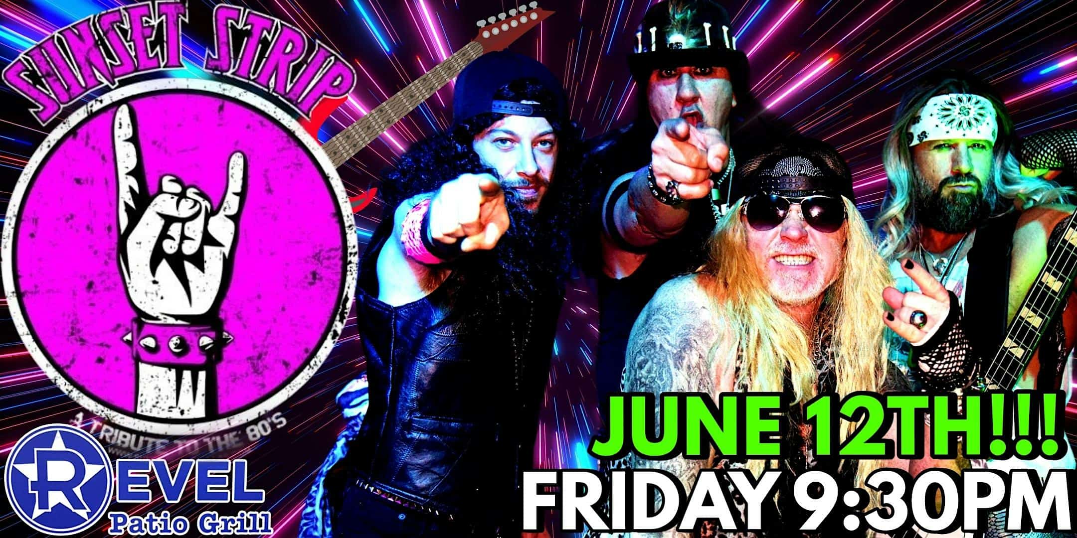 Sunset Strip – Tribute to 80s Rock N Roll at The Revel – Frisco, TX