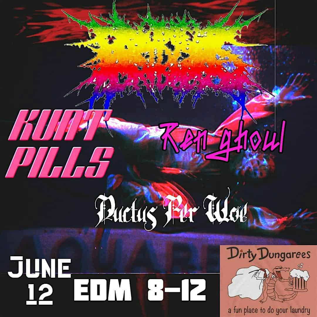 The Bridgets, Kunt pillz, ren ghoul, Ductus per Woe at Dirty Dungarees at Dirty Dungarees – Columbus, OH