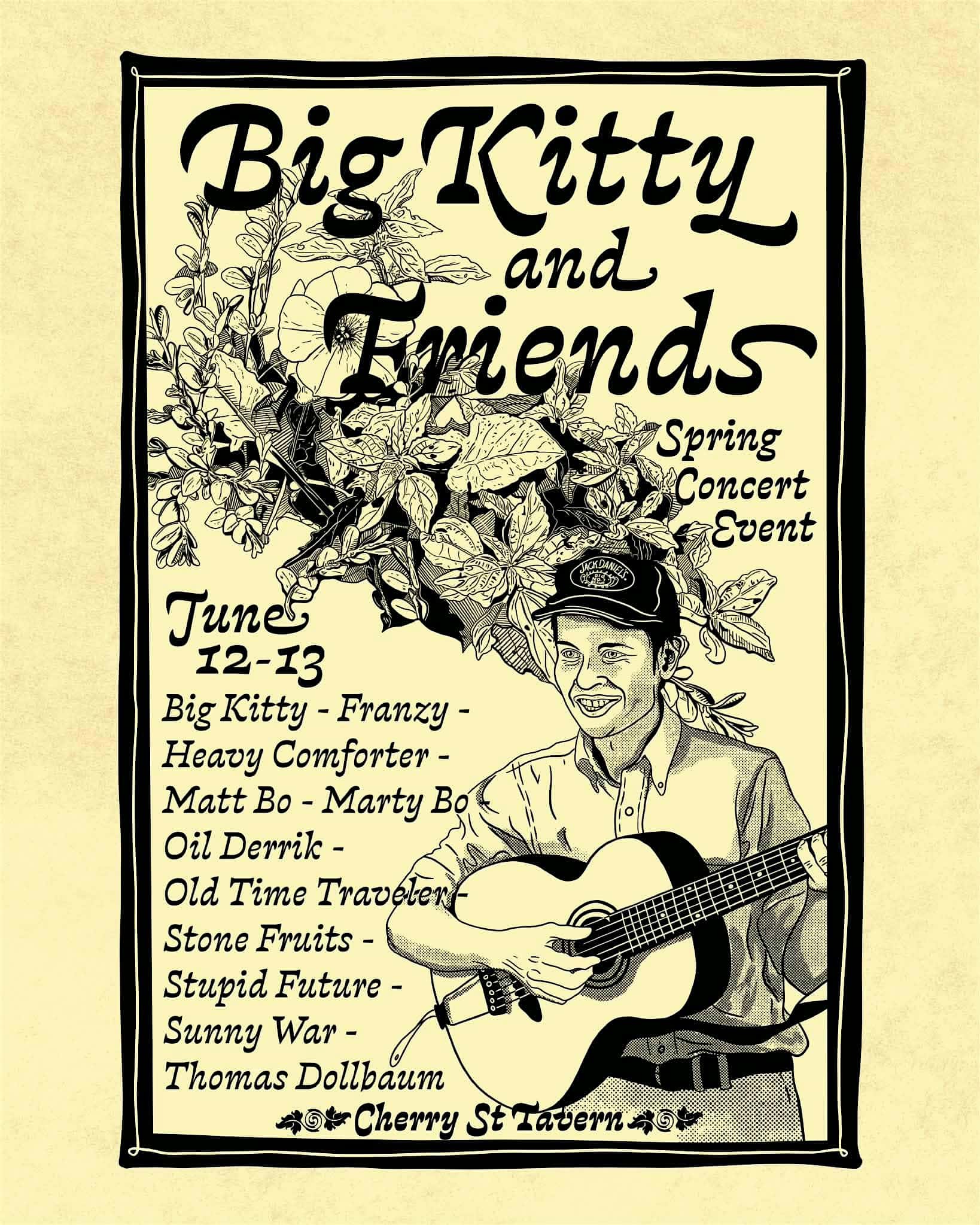 Big Kitty & Friends – Spring Concert Event at Cherry Street Tavern – Chattanooga, TN