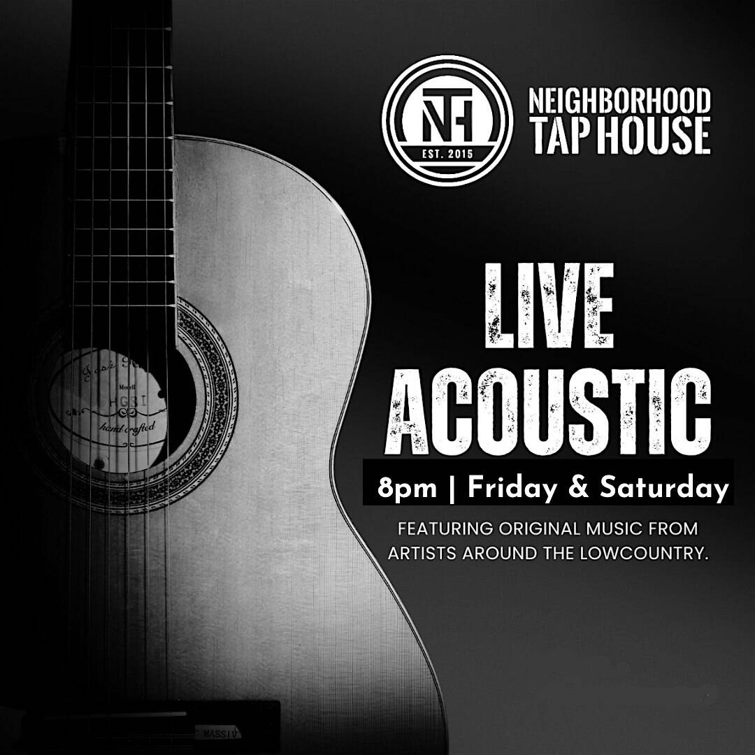 Live ORIGINAL Acoustic Music – Josh Rowe at Neighborhood Tap House Dorchester – North Charleston, SC