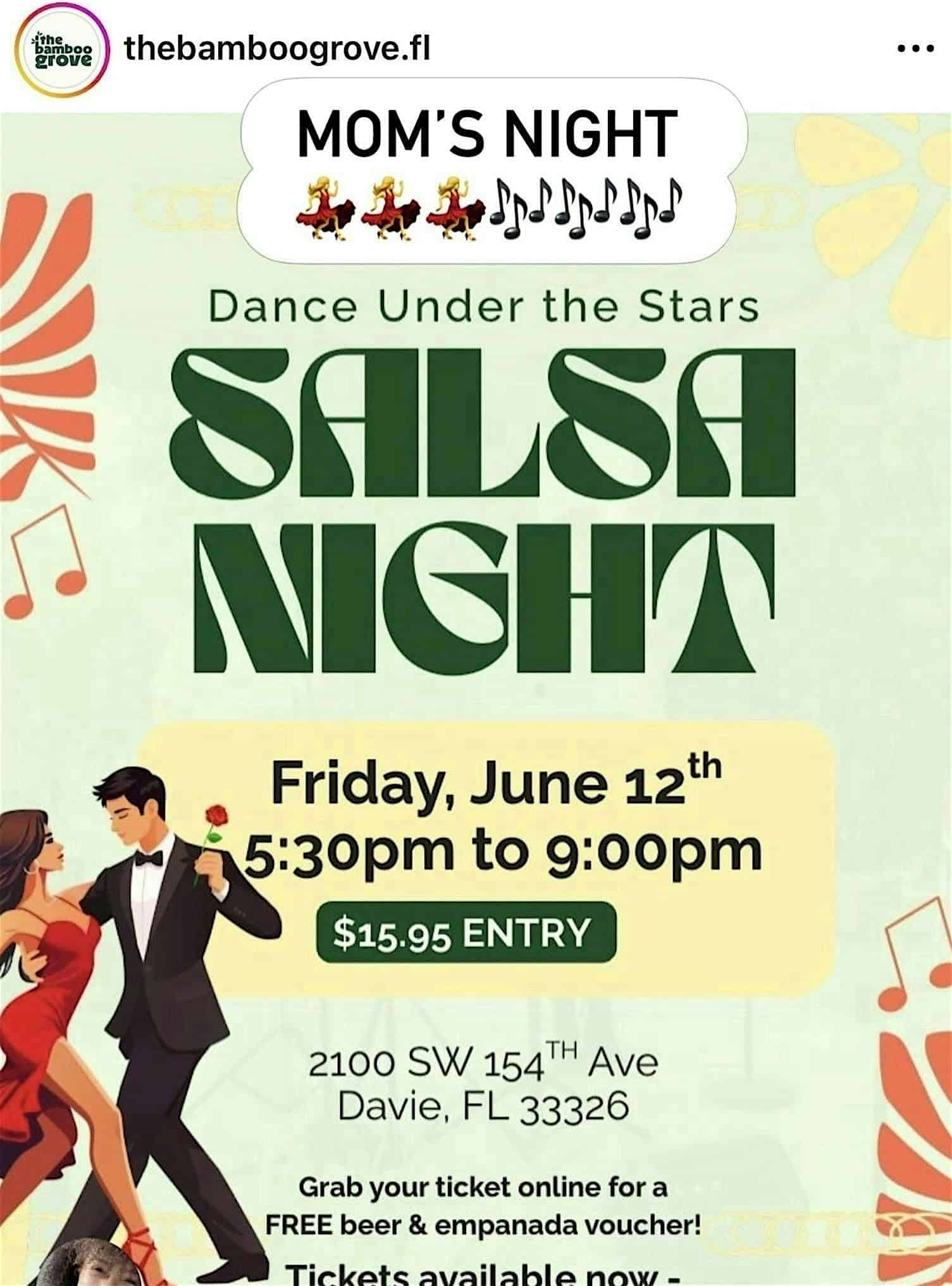 Salsa Night at 2100 SW 154th Ave – Davie, FL