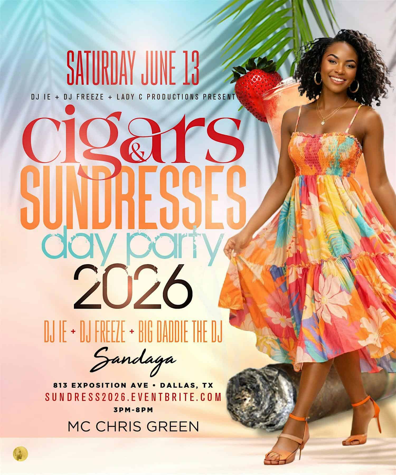 Cigars & Sundresses DAY Party 2026 @ Sandaga 813 at SANDAGA 813 – Dallas, TX