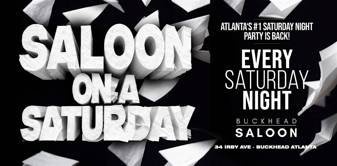 THE BIGGEST NAPKIN WAR PARTY | AT BUCKHEAD SALOON | THIS SATURDAY | at Buckhead Saloon – Atlanta, GA