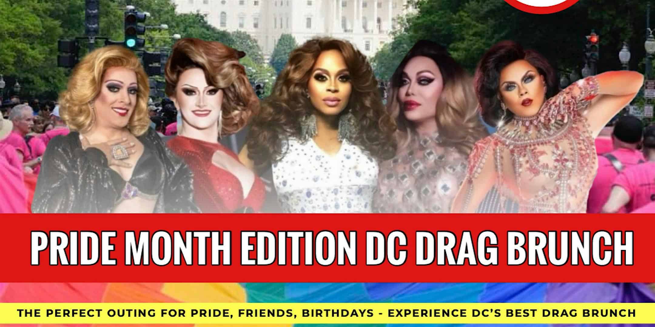 Pride Month Edition Sassy Saturday Drag Brunch at 1610 14th St NW – Washington, DC