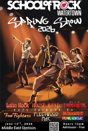 School of Rock Watertown Spring Show at Middle East – Upstairs – Cambridge, MA