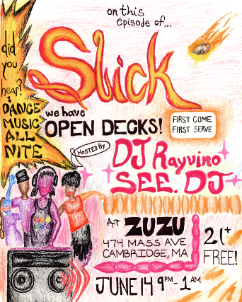 Slick w/ DJ Rayvino & See.Dj at Middle East – Zuzu – Cambridge, MA