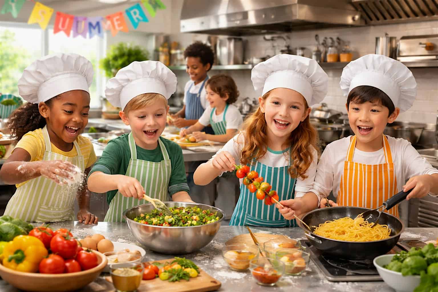 Week 2: Culinary Summer Camp (June 15-19, 9am-12:30pm), $380 at Saute Culinary Academy – Monrovia, CA