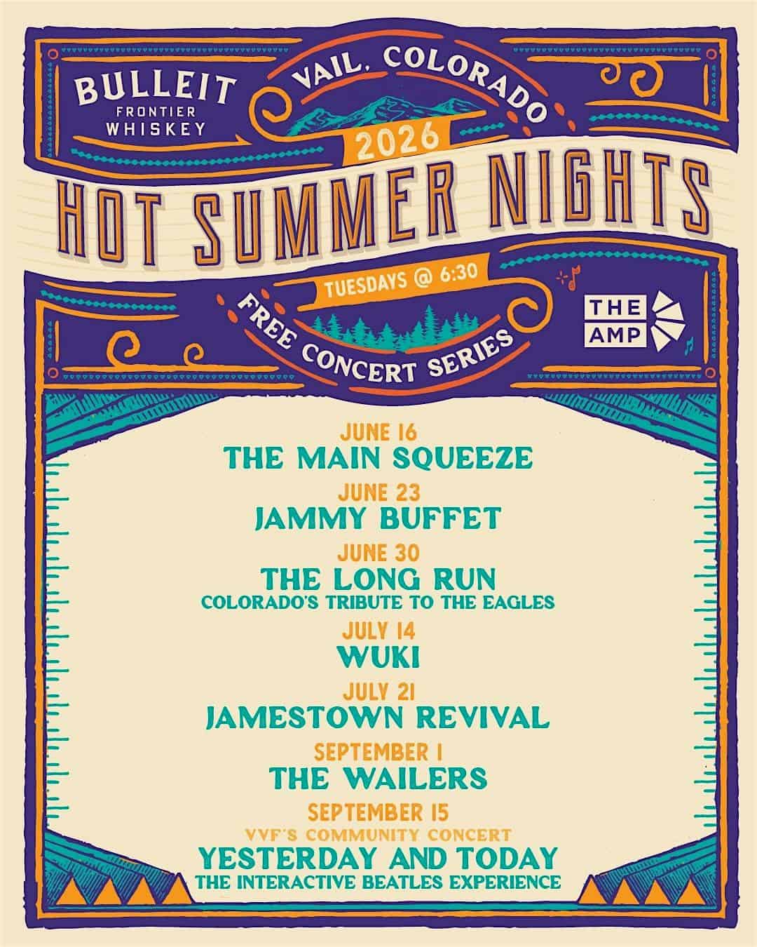 Apres before Hot Summer Nights at Gerald R. Ford Amphitheater – Vail, CO