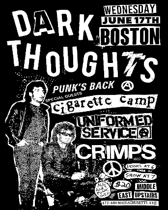 Dark Thoughts at Middle East – Upstairs – Cambridge, MA
