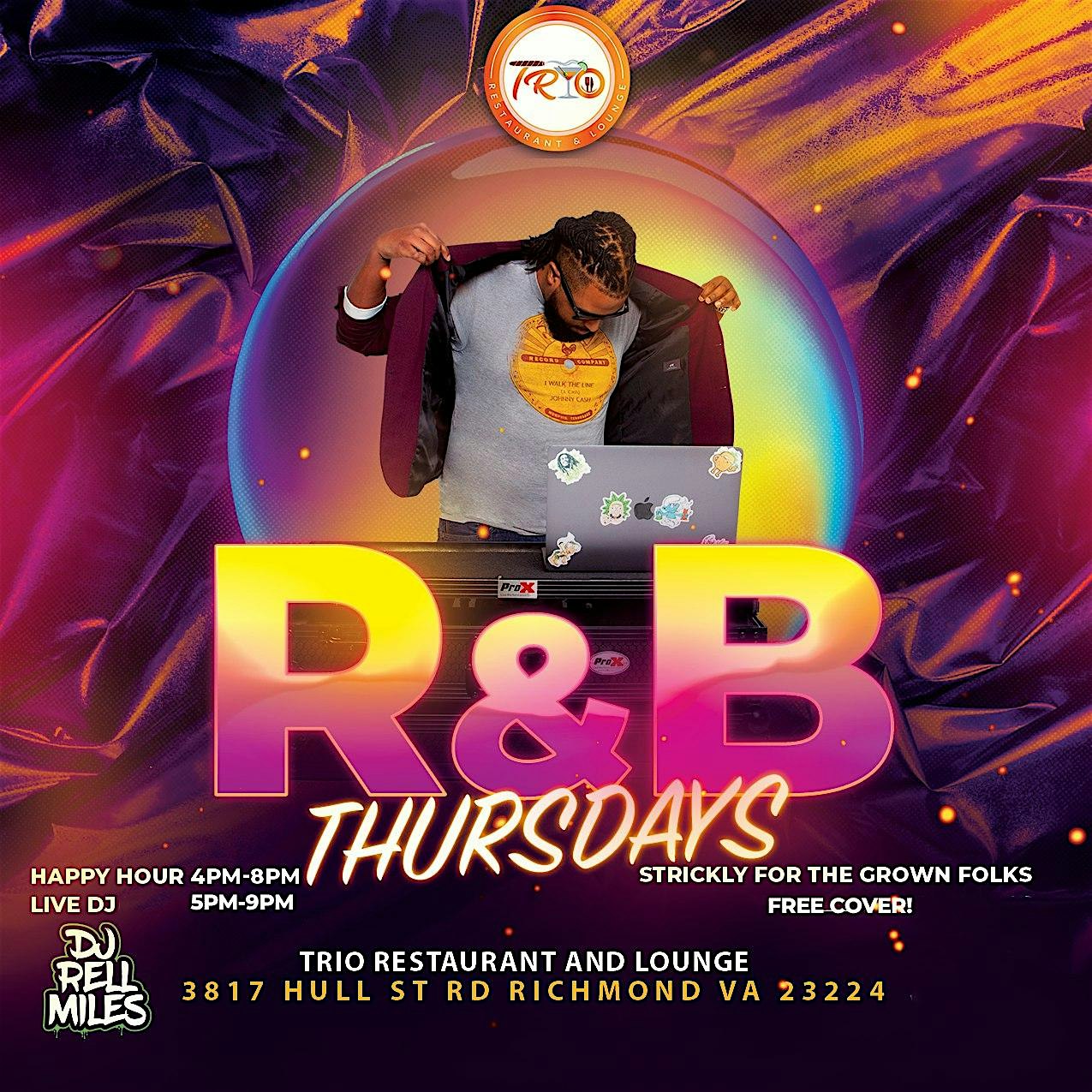 R&B Thursday Happy Hour at Trio Restaurant and Lounge – Richmond, VA