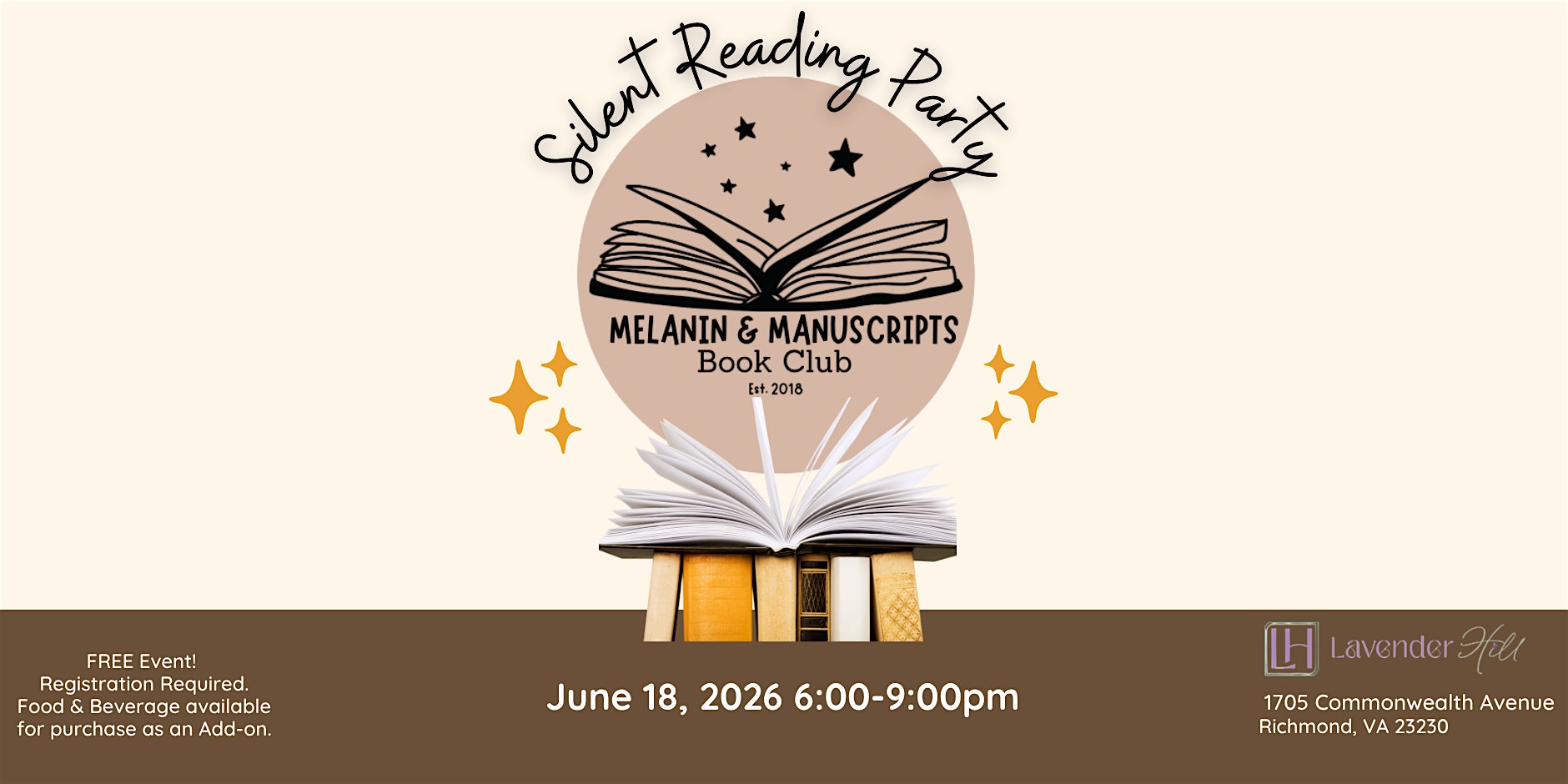 Quiet Pages, Loud Legacy: A Juneteenth Eve Reading Experience at Lavender Hill – Richmond, VA