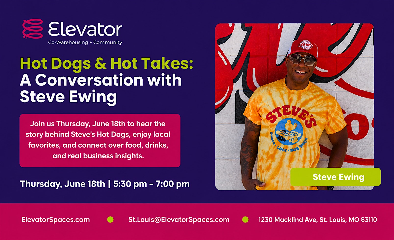 Hot Dogs & Hot Takes: A Conversation with Steve Ewing at 1230 Macklind Ave – St. Louis, MO