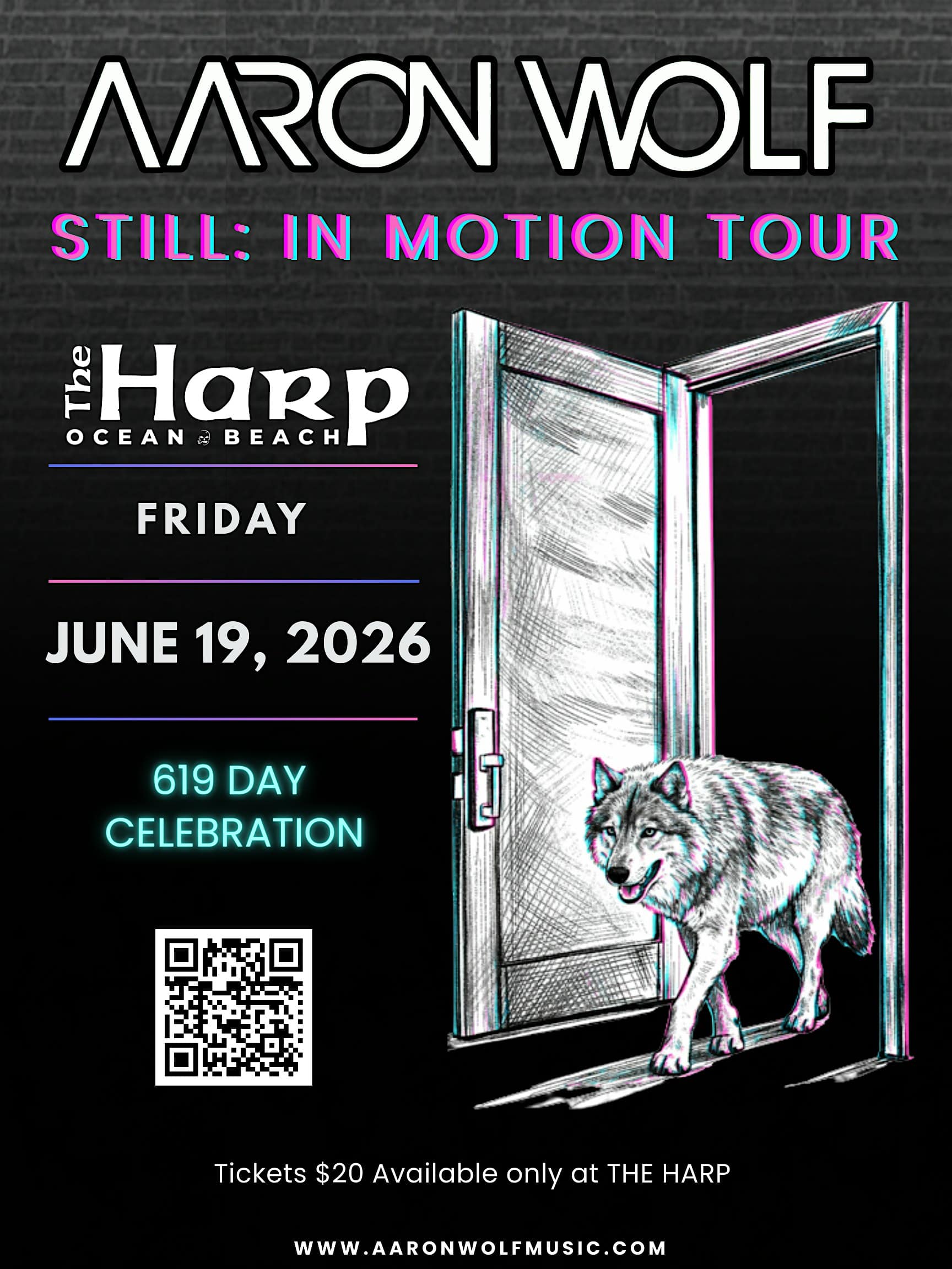 Aaron Wolf | STILL: IN MOTION TOUR at The Harp – San Diego, CA