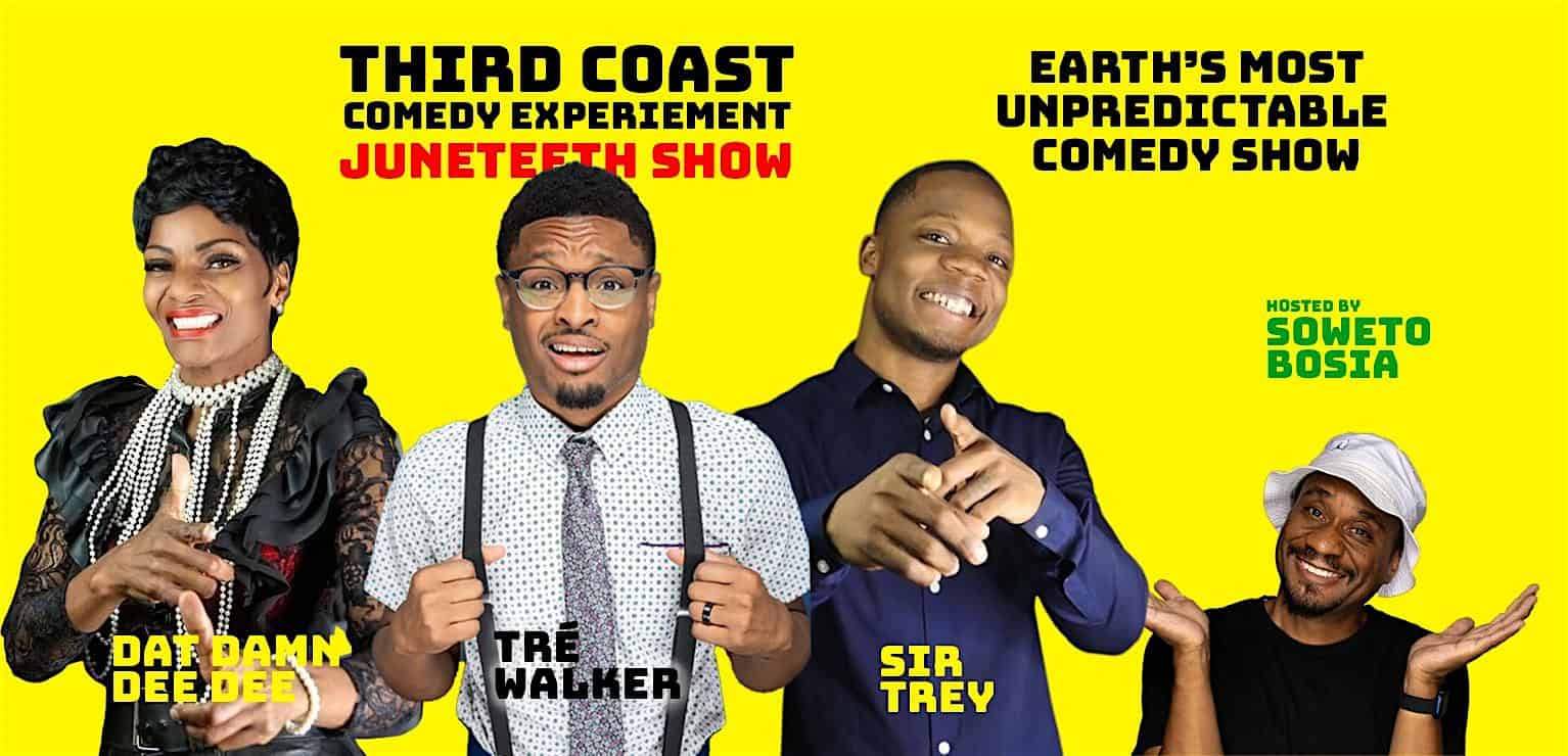 Third Coast Comedy Show: Juneteenth Edition at The Crib Comedy Playspace – Chicago, IL