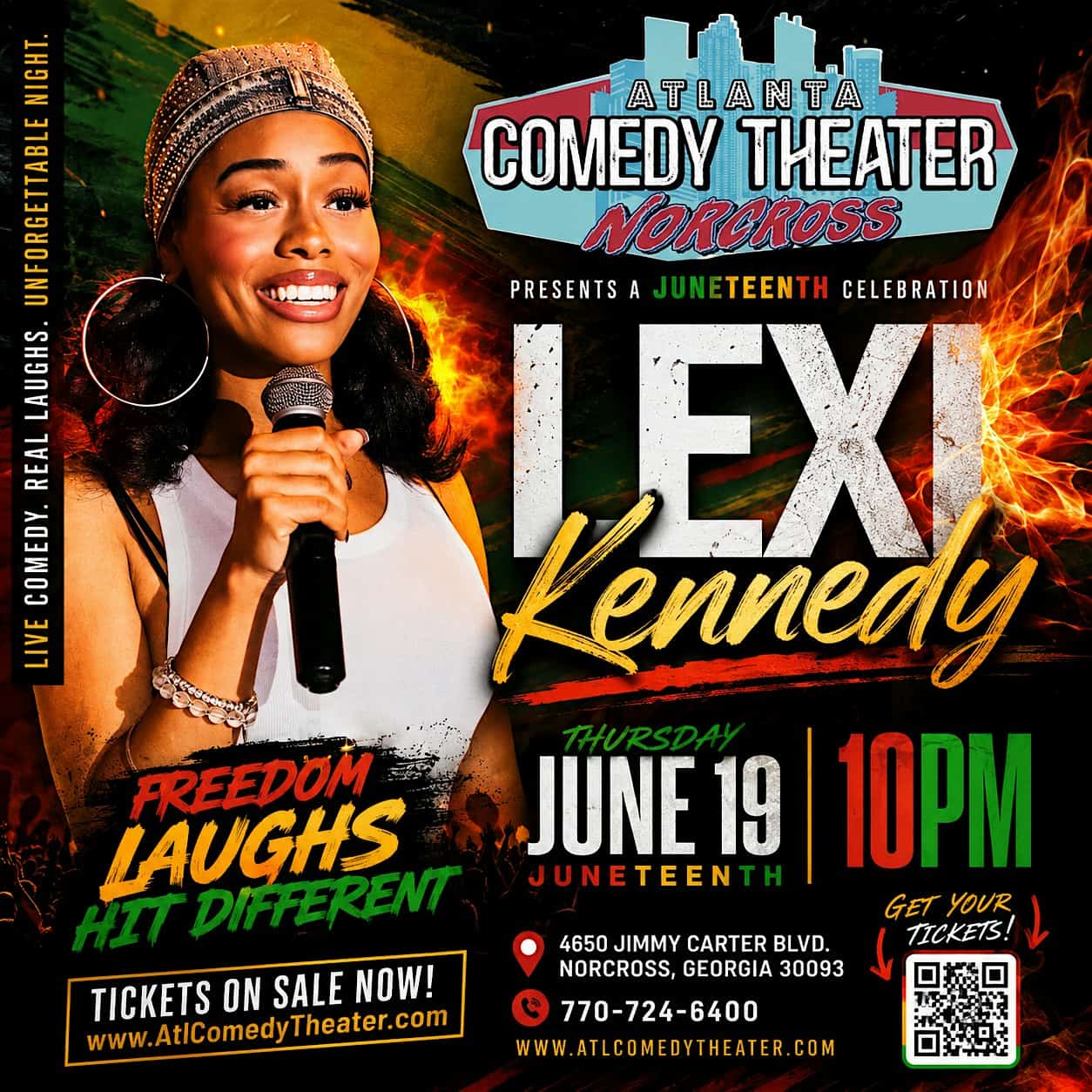 LEXI KENNEDY “JUNETEENTH CELEBRATION” COMEDY SPECIAL at Atlanta Comedy Theater – Norcross, GA