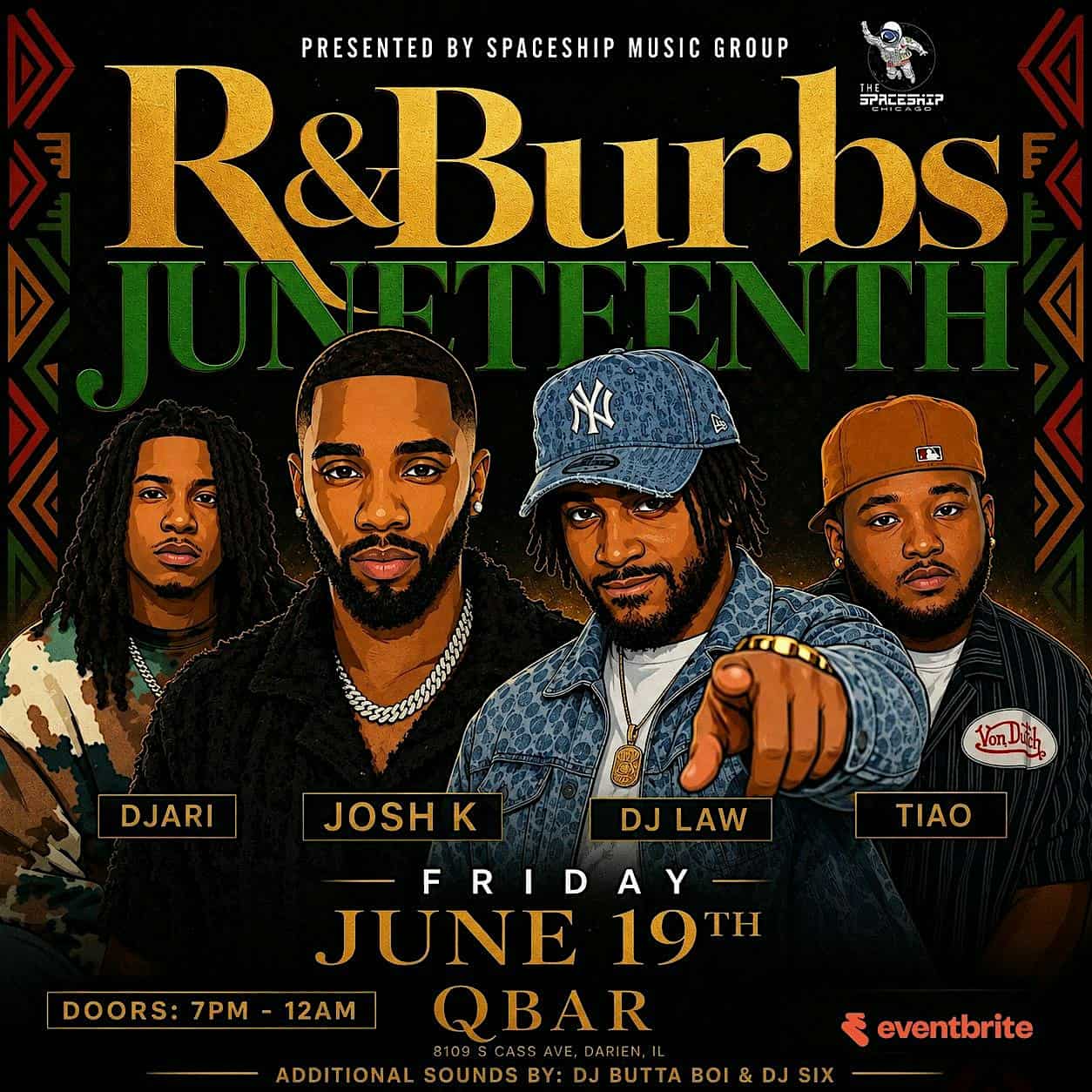 R&Burbs at QBar Starring Josh K & Friends at Q Bar Darien – Darien, IL