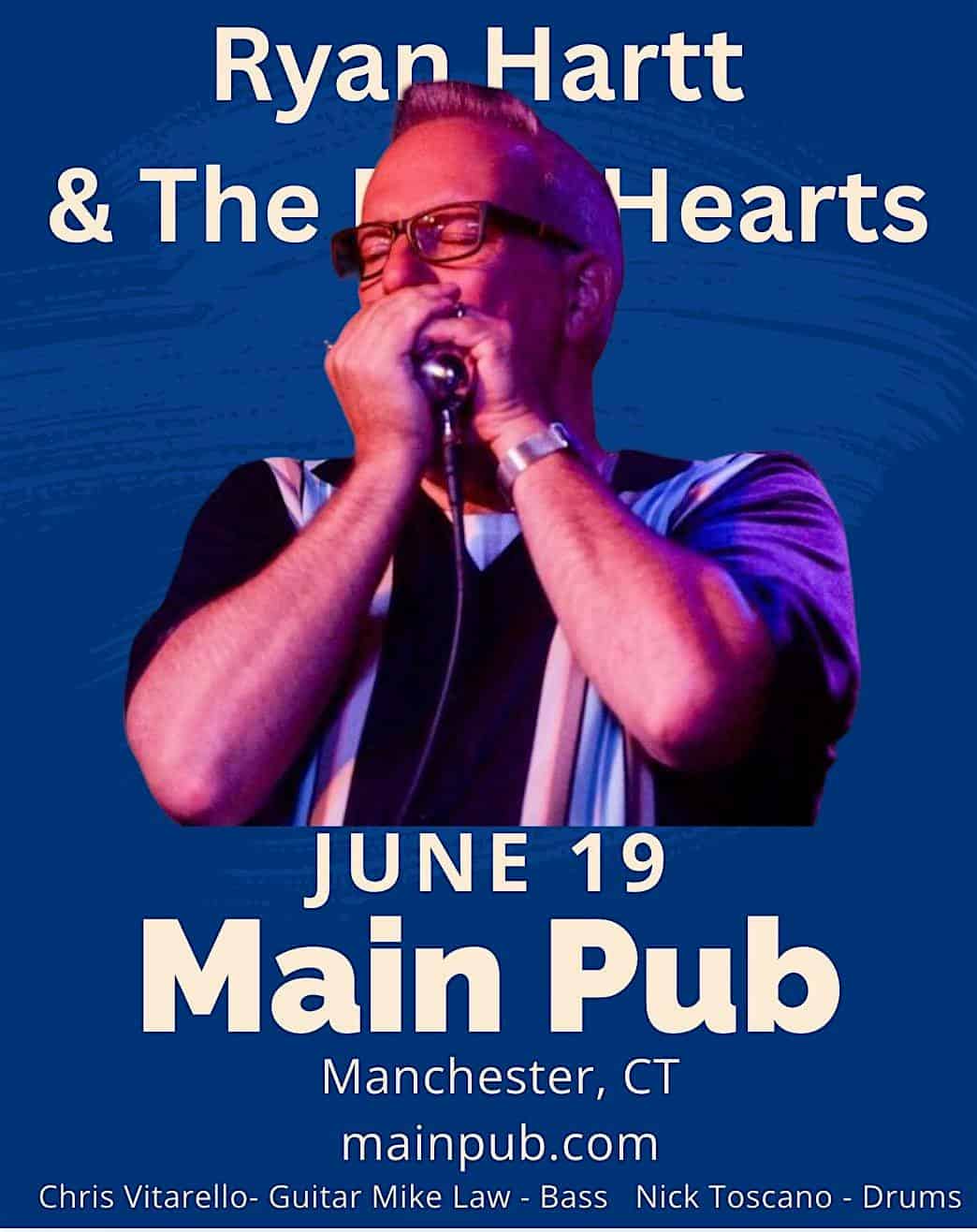Ryan Hartt & The Blue Hartts at The Main Pub – GrilleTapsMusic – Manchester, CT
