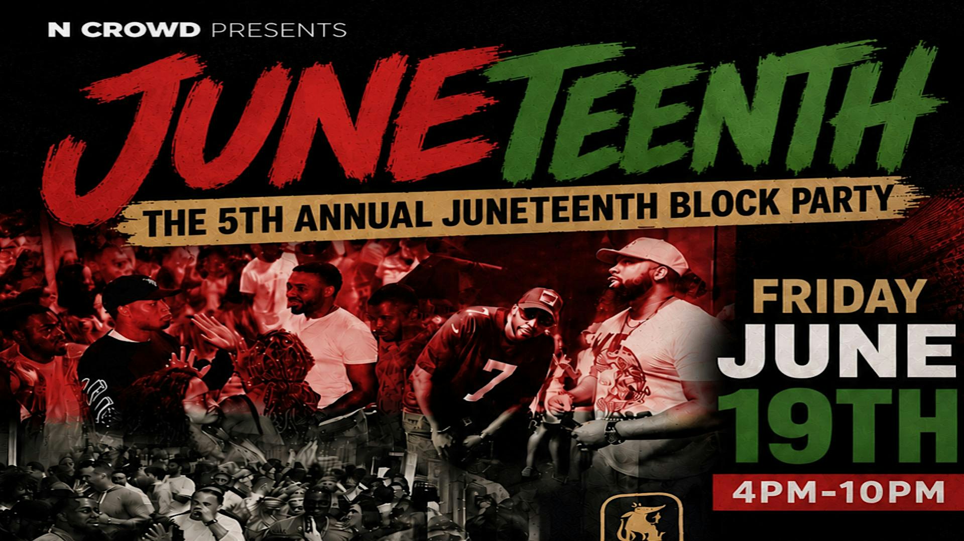 5TH ANNUAL JUNETEENTH BLOCK PARTY!! at The Skip – Detroit, MI