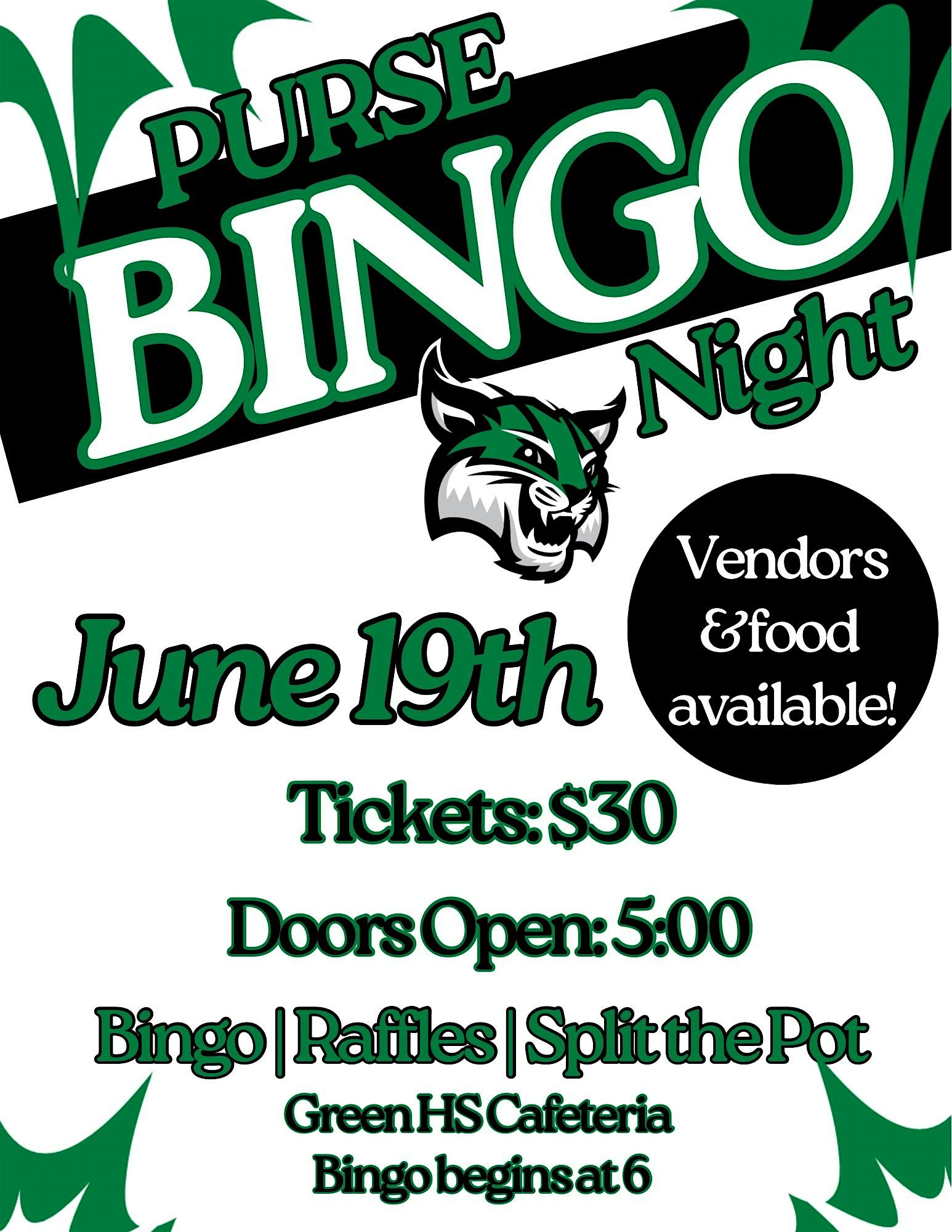 PURSE BINGO! at 4057 Gallia Pike – Franklin Furnace, OH