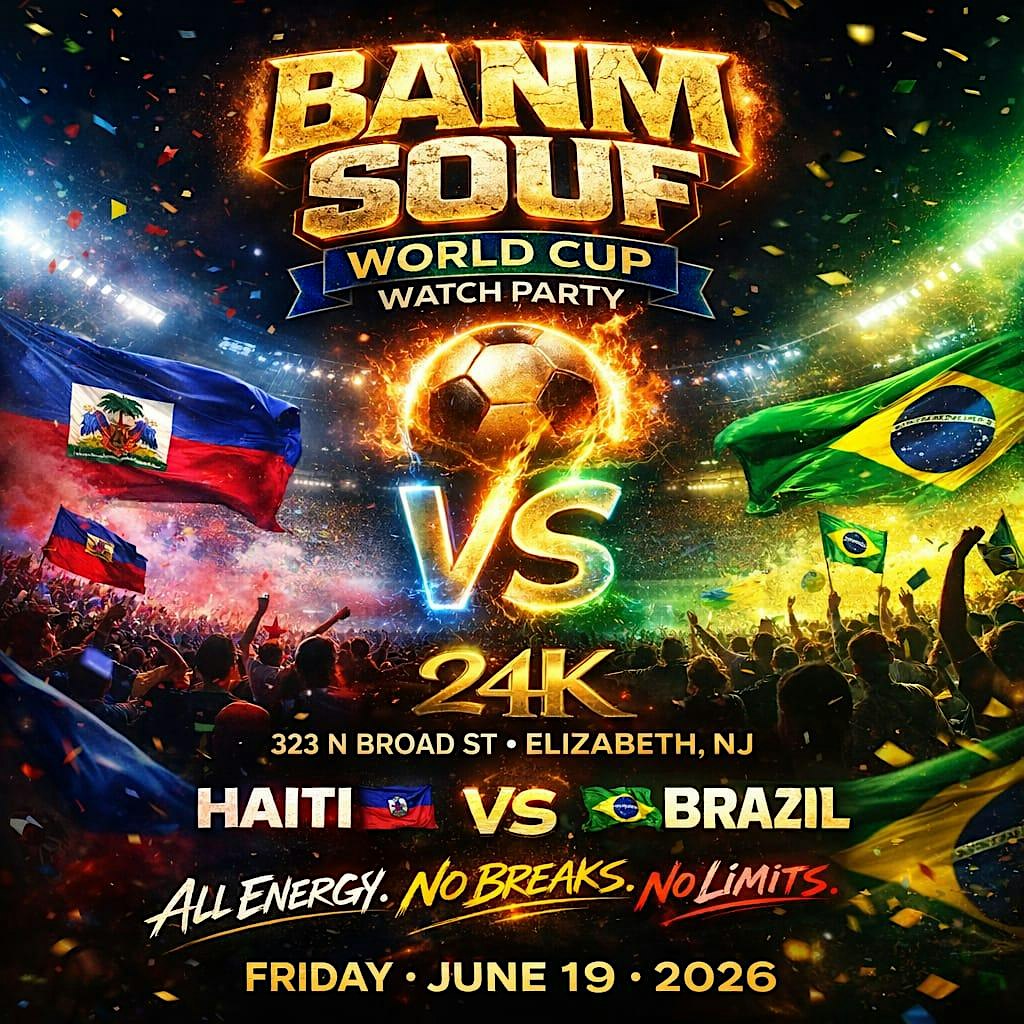 HAITI VS BRAZIL WATCH PARTY at XL Nightlife – Elizabeth, NJ