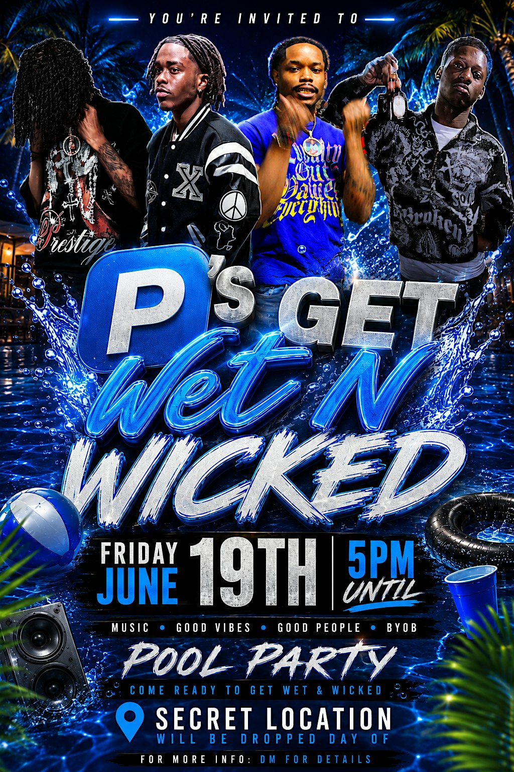 ️️️P’s Pool Party at Columbia – Columbia, SC