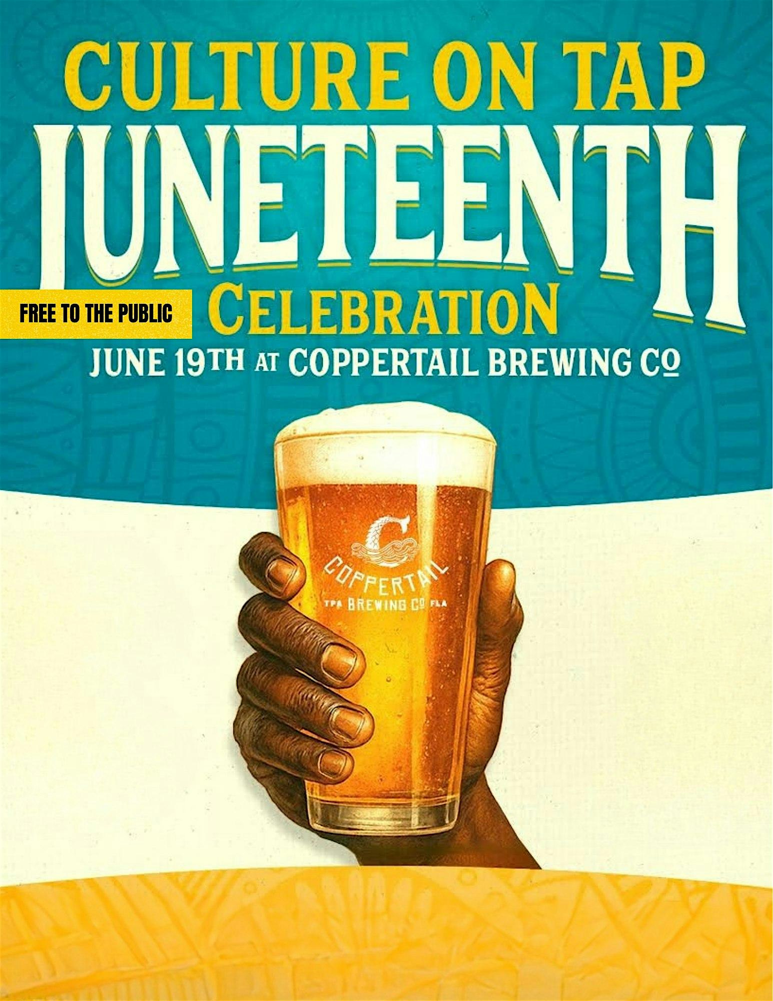 Culture On Tap Juneteenth Celebration at Coppertail Brewing Co. – Tampa, FL