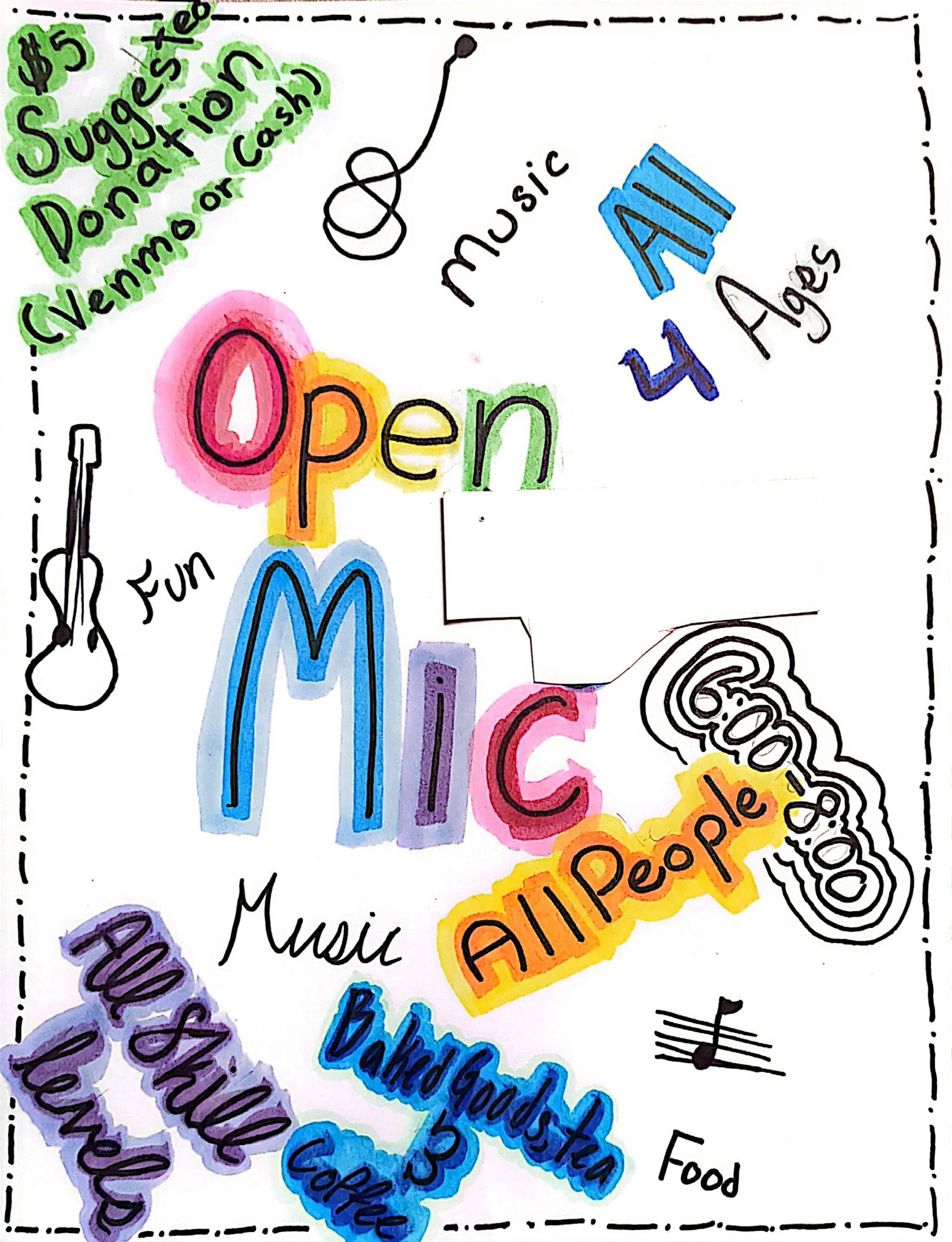 Open Mic Night at Unity Church (Family Friendly) at Unity Church of North Easton – Easton, MA