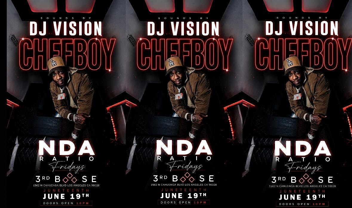 CHEF BOY performing live @ 3rd Base Hollywood JUNETEENTH – June 19 at 3rd Base LA – Los Angeles, CA