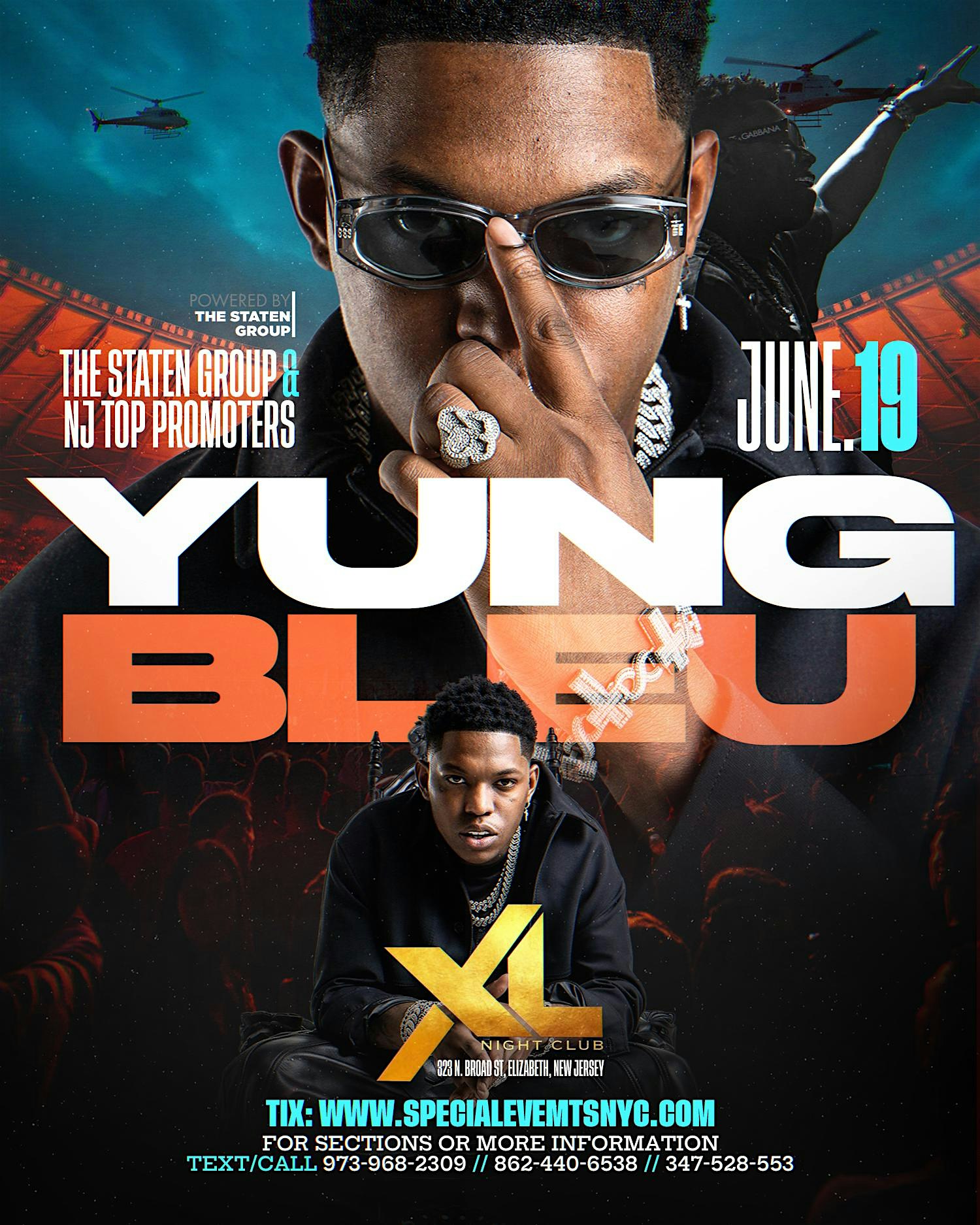 YUNG BLEU & FRIENDS LIVE FRIDAY 6/19 AT XL at XL Nightlife – Elizabeth, NJ