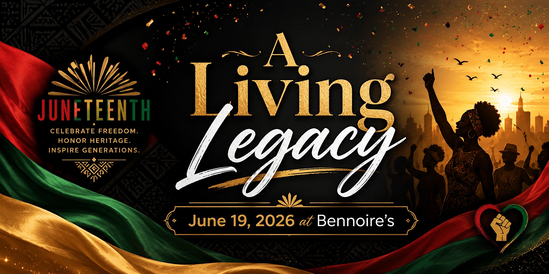 2026 Juneteenth Celebration: A Living Legacy at Bennoire’s at Bennoires – Jacksonville, FL