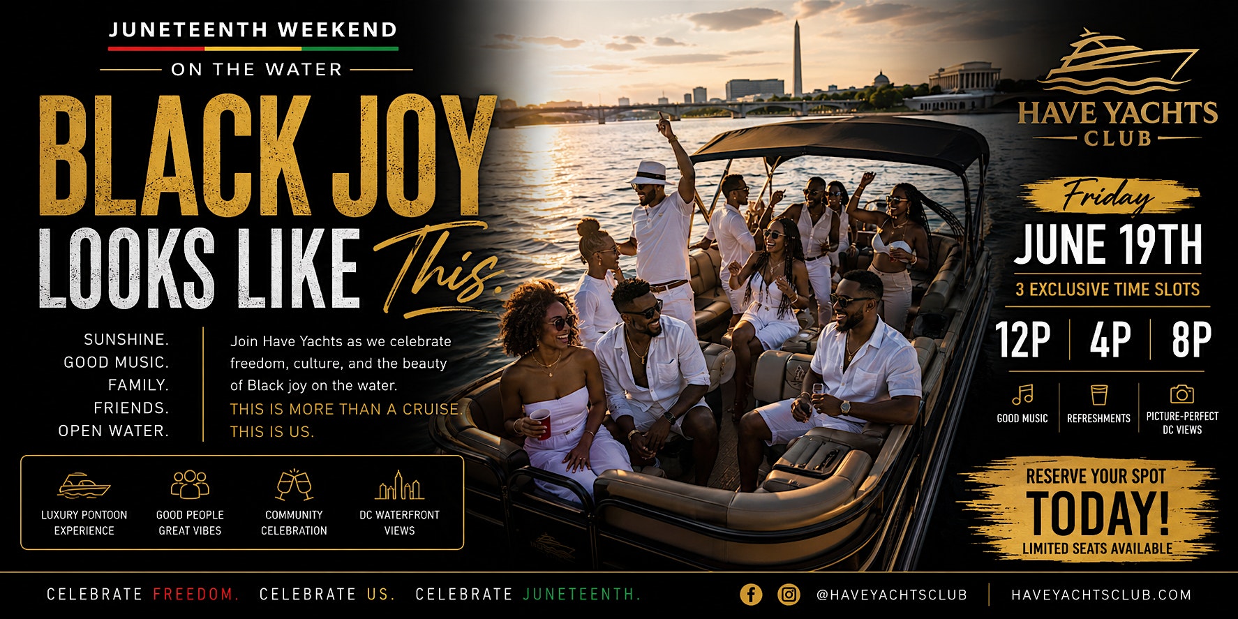 Black Joy Looks Like This: Juneteenth Weekend on the Water at Ballpark Boathouse – Washington, DC