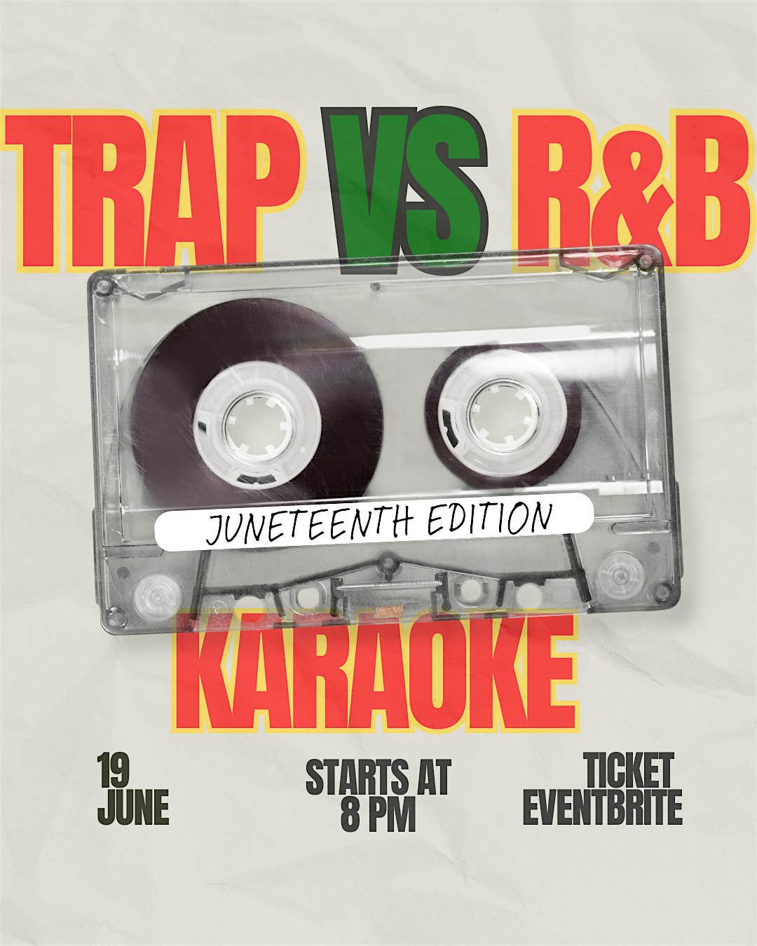 Trap VS R&B Karaoke at Kirk & Soul – Roanoke, VA