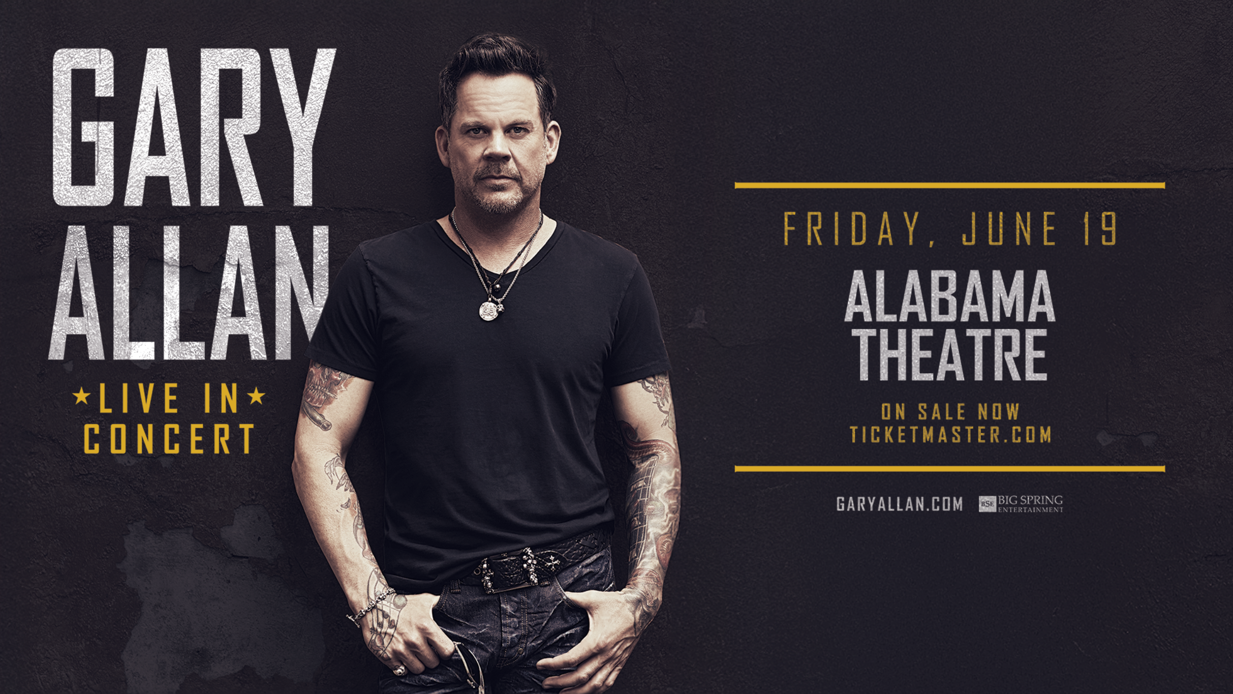 Gary Allan at Alabama Theatre – Birmingham, AL