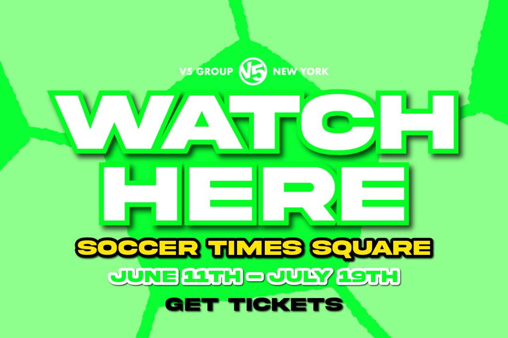 Soccer Times Square at – Manhattan, NY