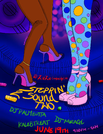 Dream Archives Presents: Steppin’ 2 Sound Two w/ DJ Palmbutta, KALEBTREAT, & DJ Mirage at Middle East – Zuzu – Cambridge, MA