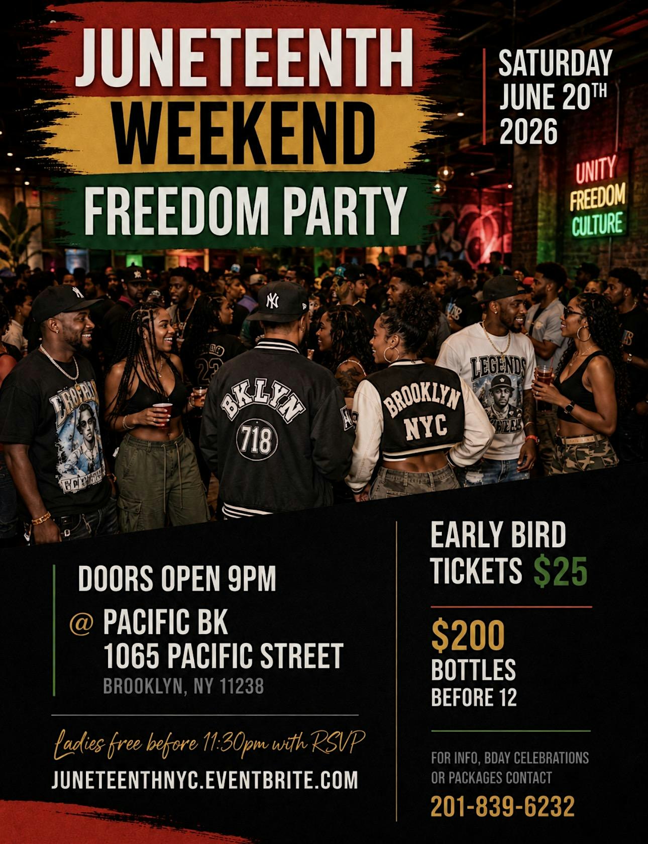 Freedom Party In NYC (Juneteenth Weekend) at 1065 Pacific St – Brooklyn, NY