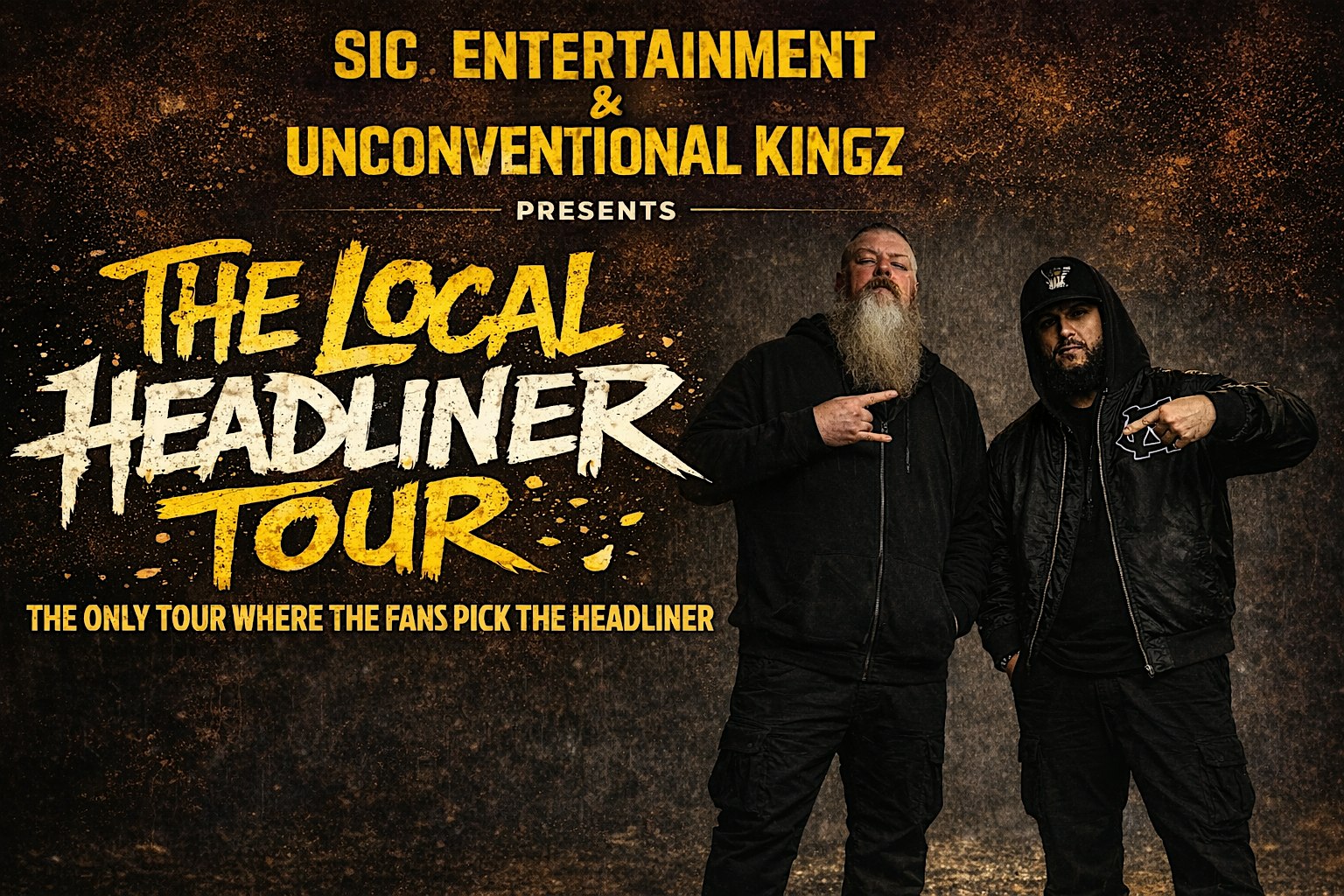 Local headliner tour featuring Unconventional Kingz at Tony V’s Garage – Everett, WA